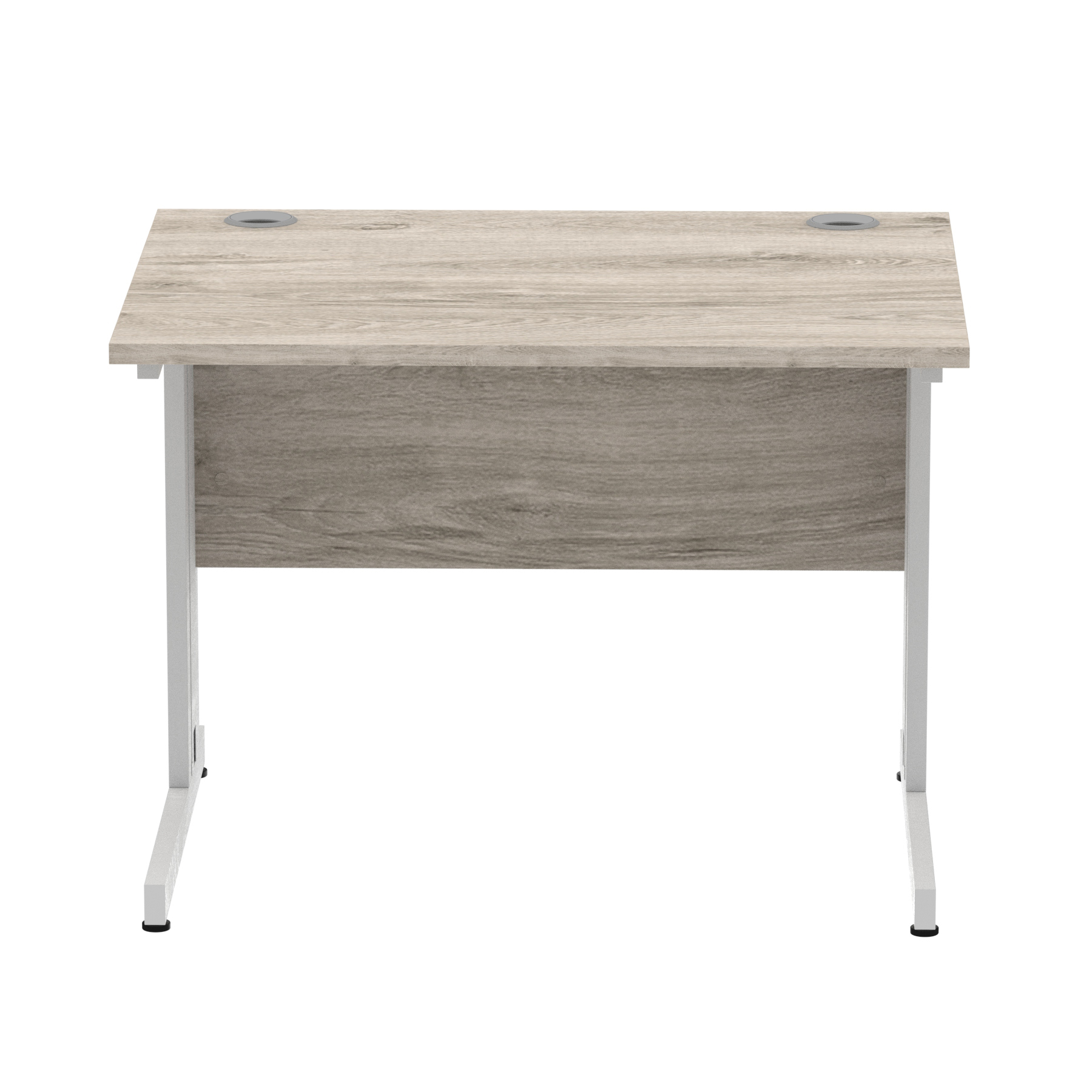 Grey Oak / Silver Frame