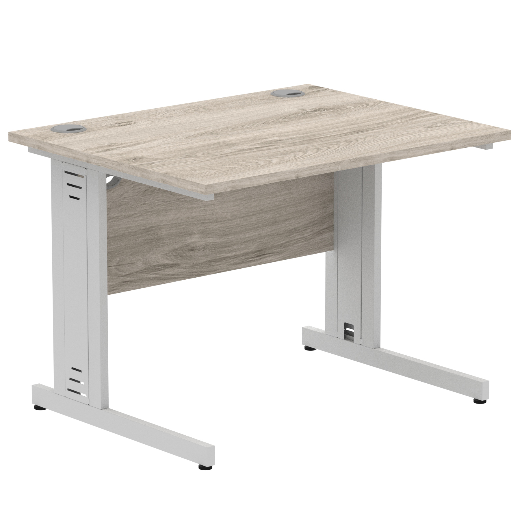 Grey Oak / Silver Frame