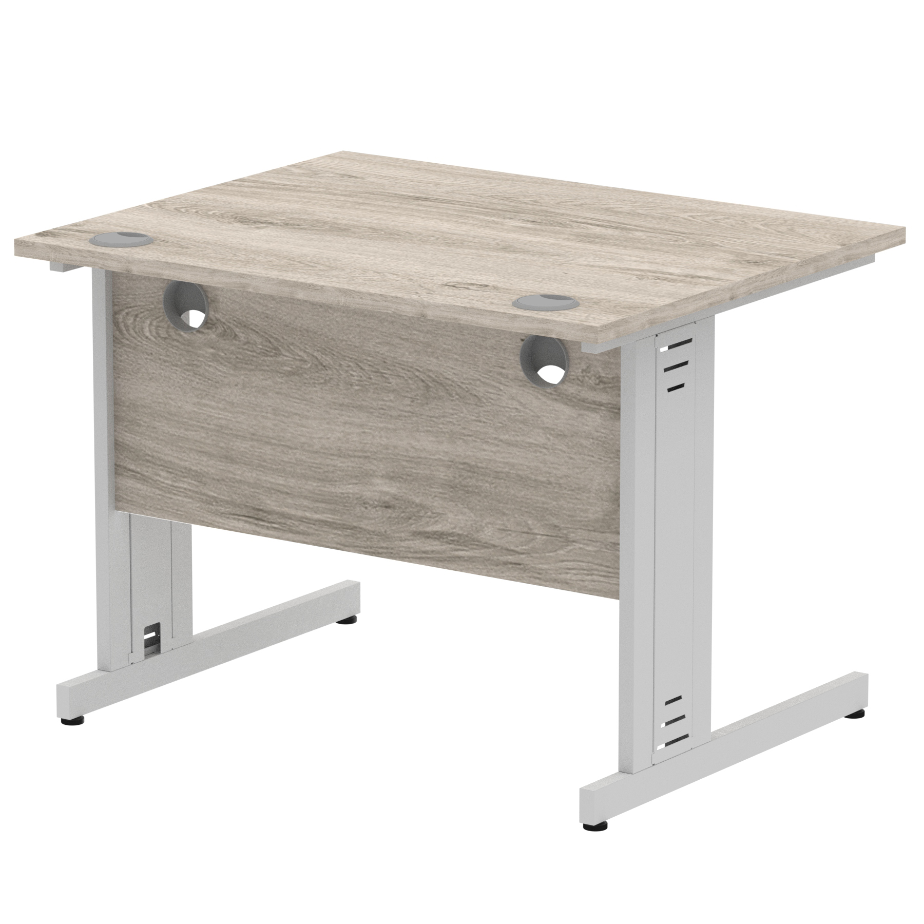 Grey Oak / Silver Frame