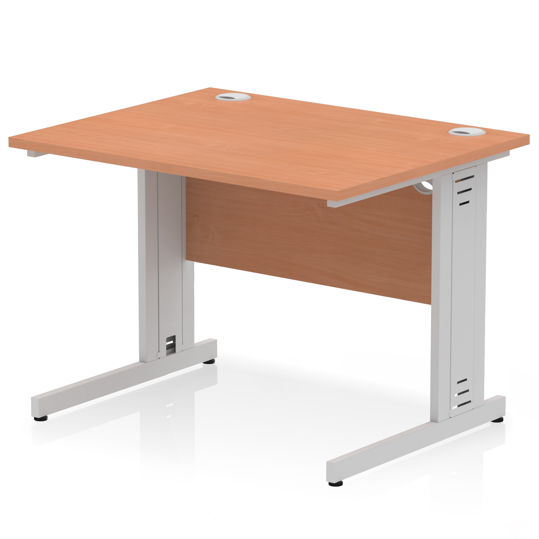 Beech / Silver Frame