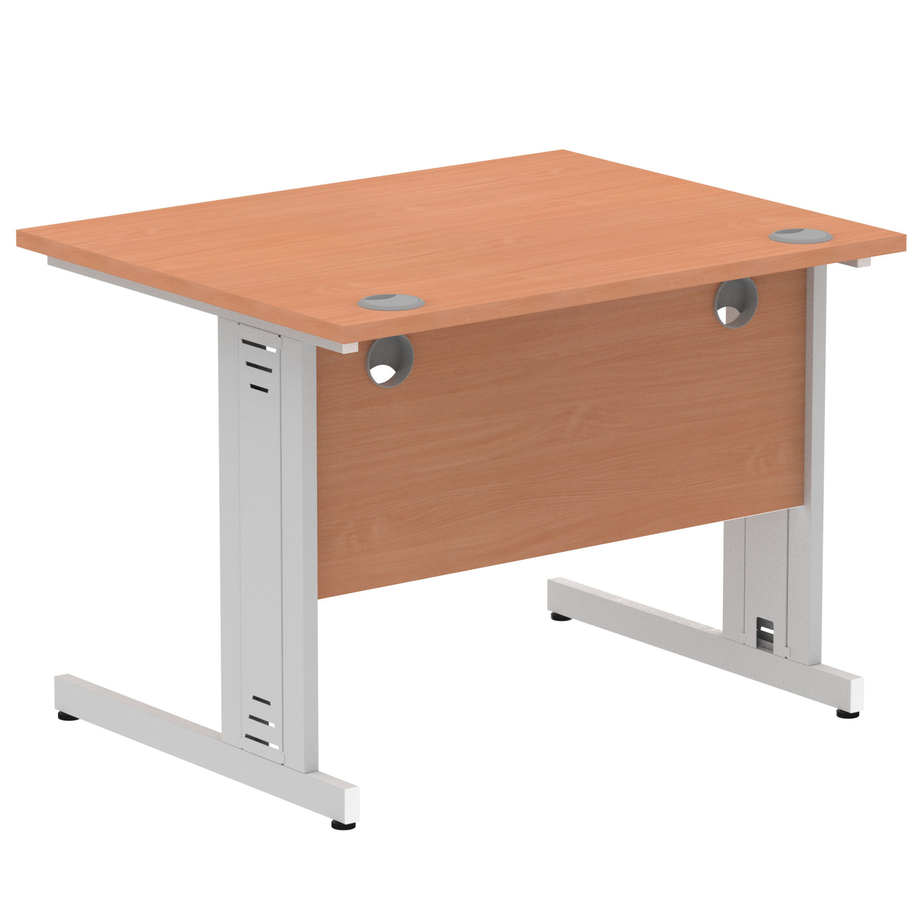 Beech / Silver Frame