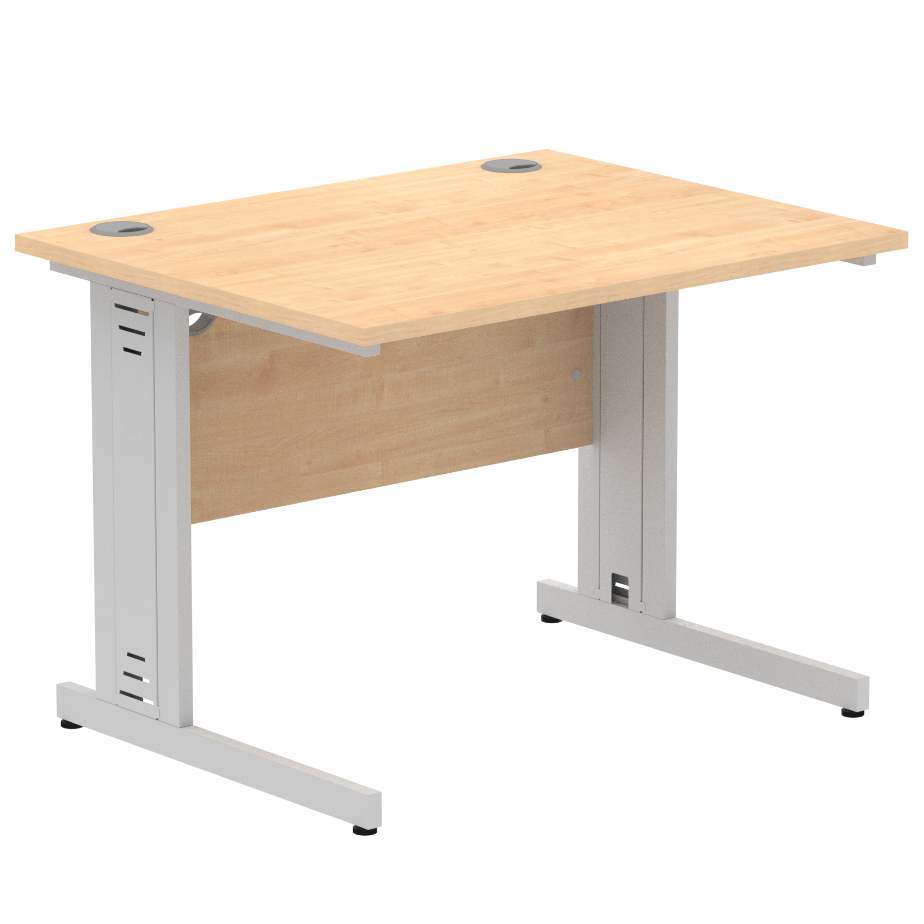 Maple / Silver Frame
