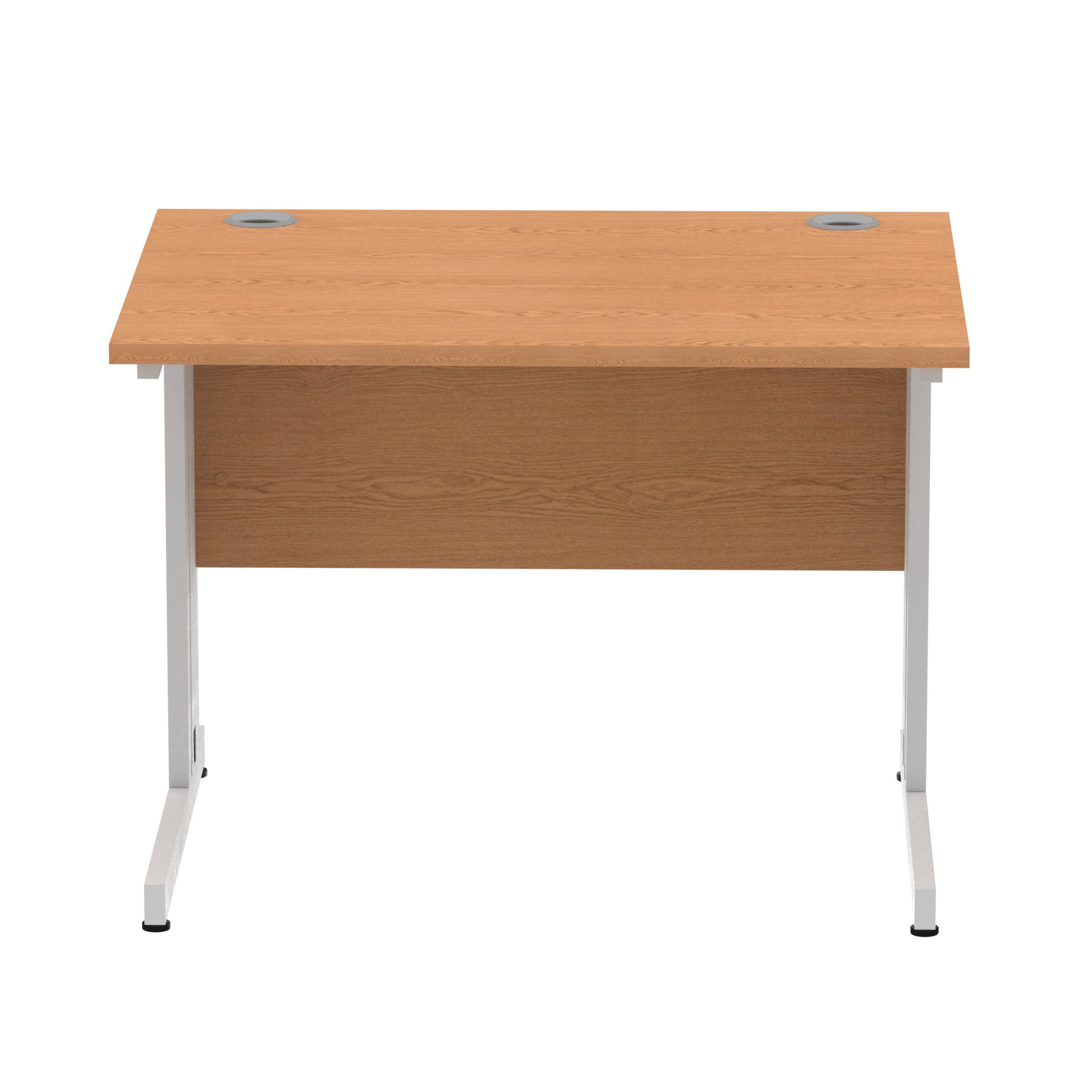 Oak / Silver Frame