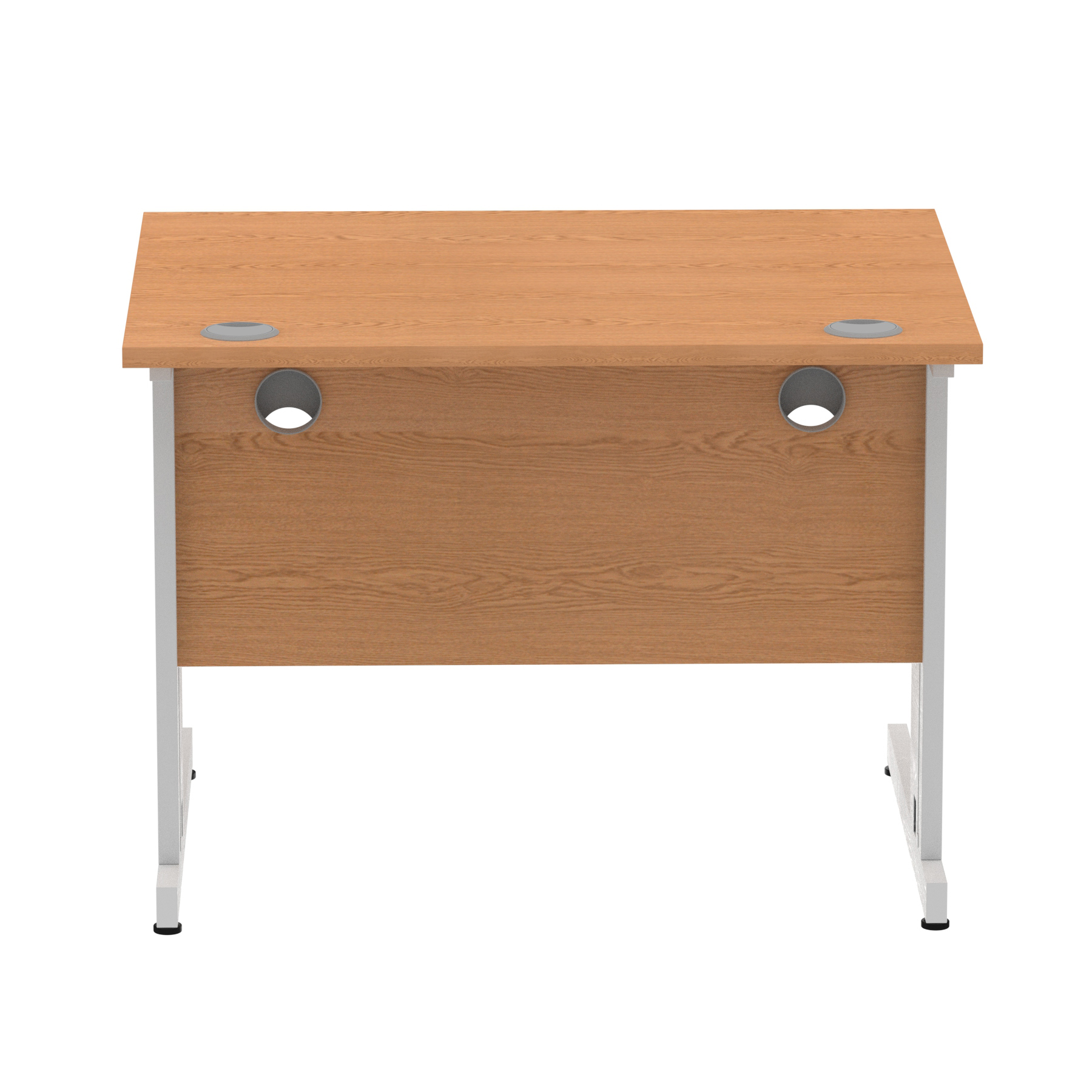 Oak / Silver Frame