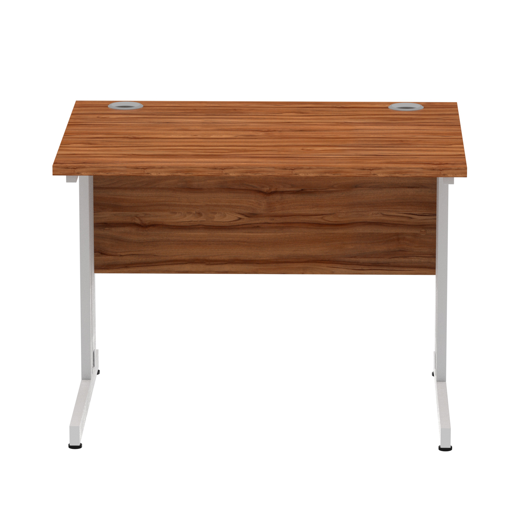 Walnut / Silver Frame