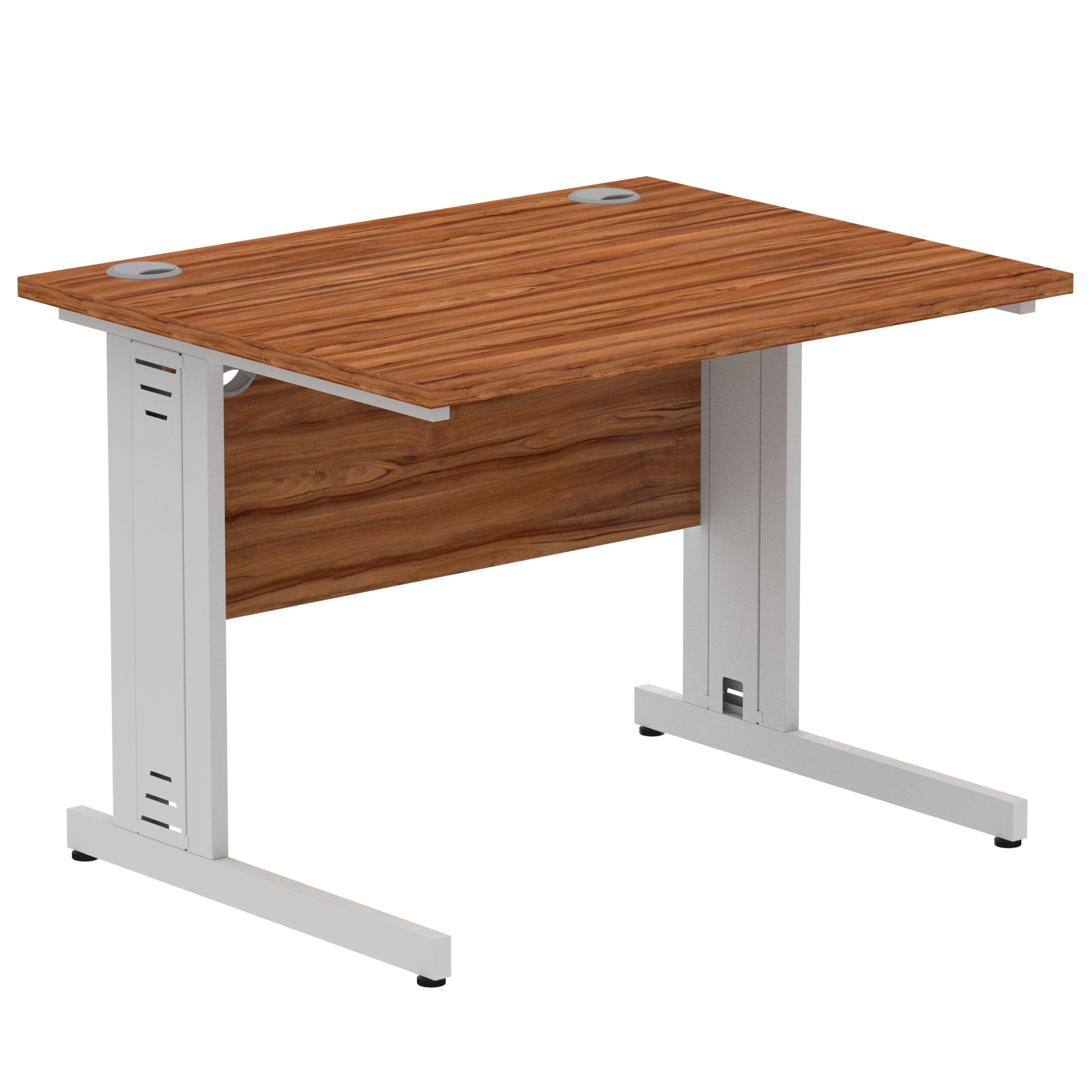 Walnut / Silver Frame