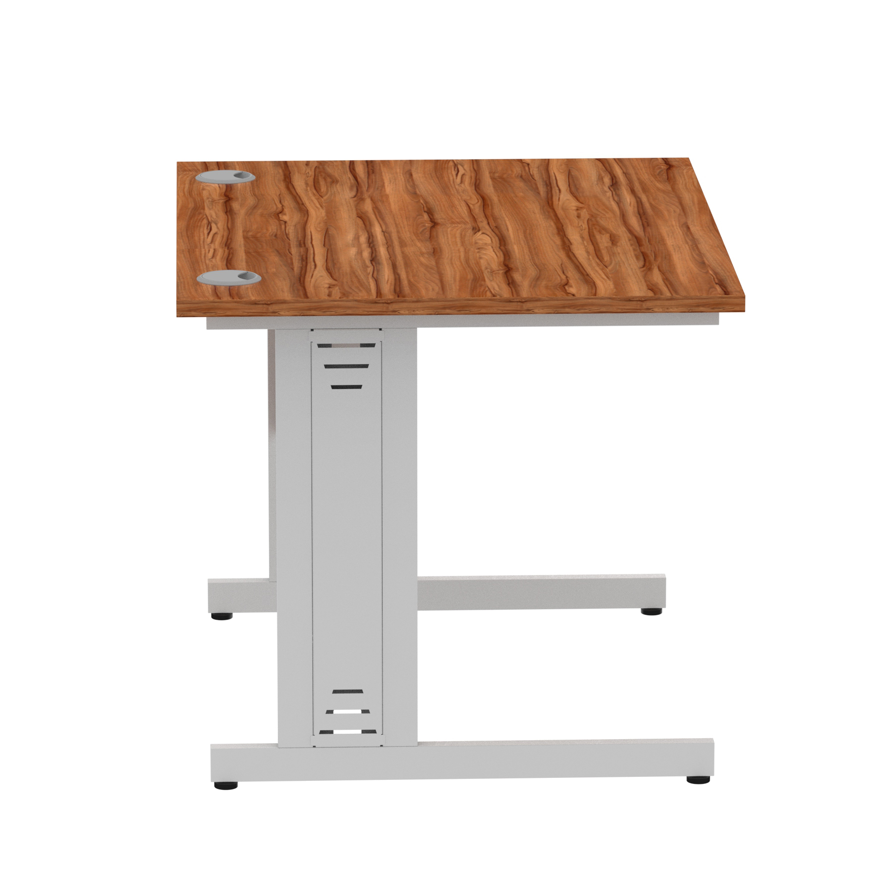Walnut / Silver Frame