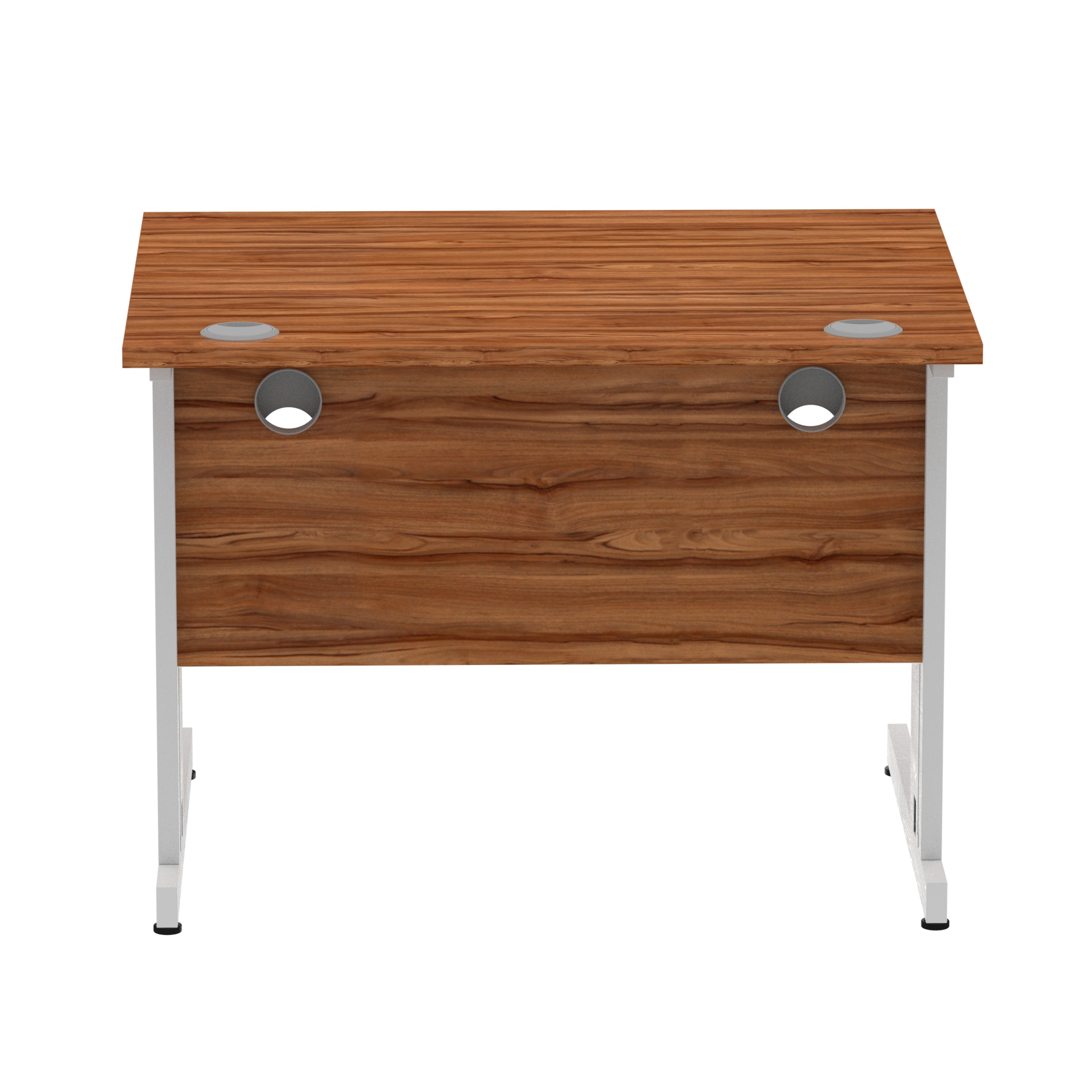 Walnut / Silver Frame