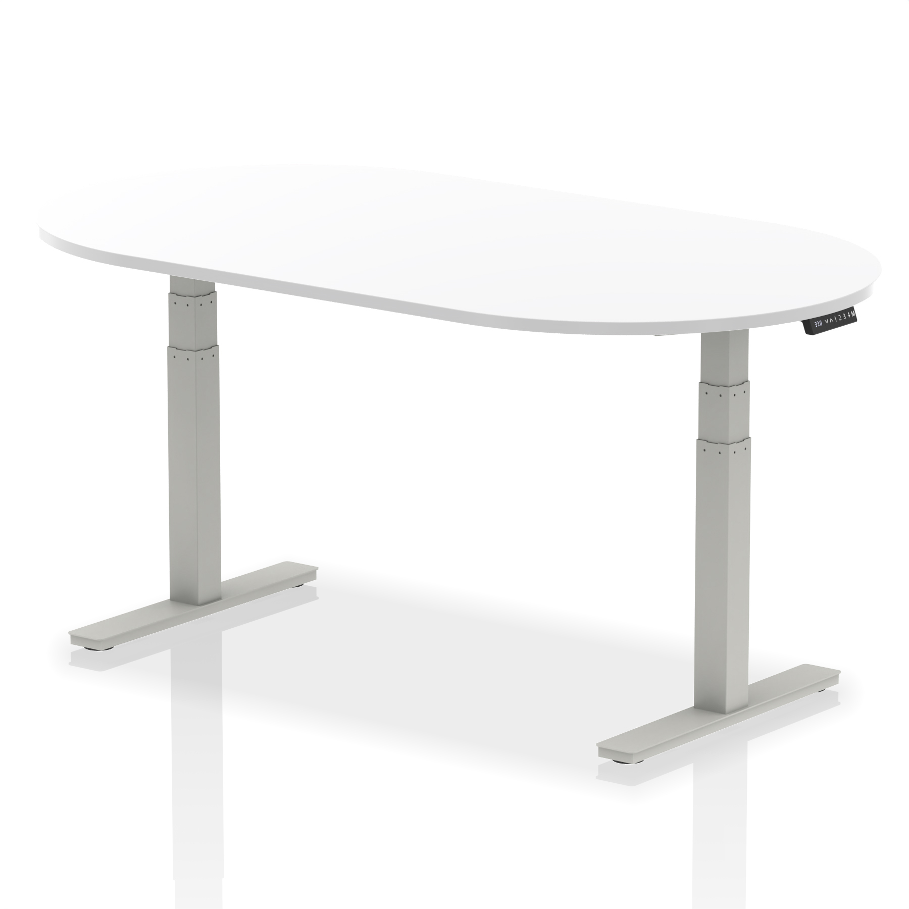 White / Silver Frame