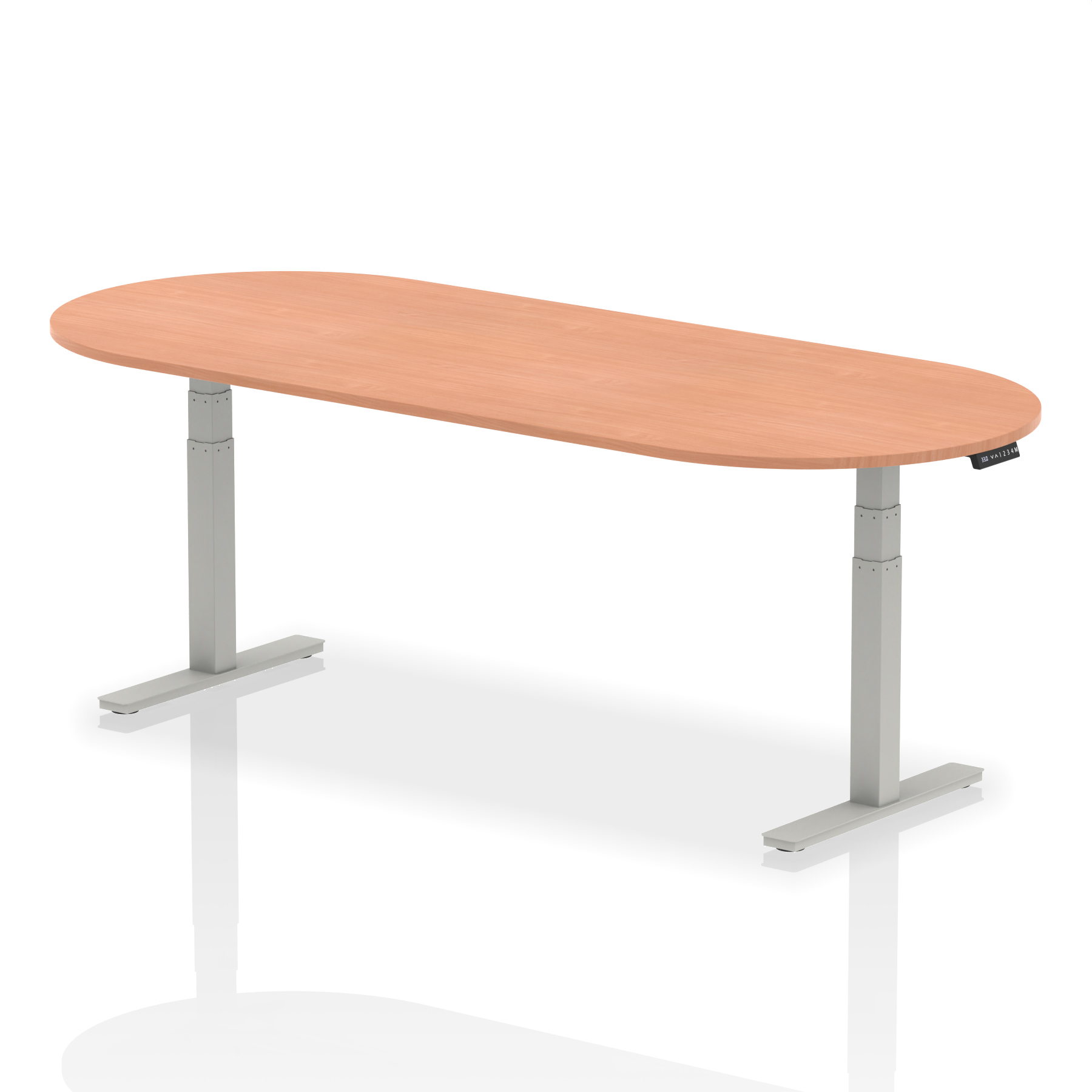 Beech / Silver Frame