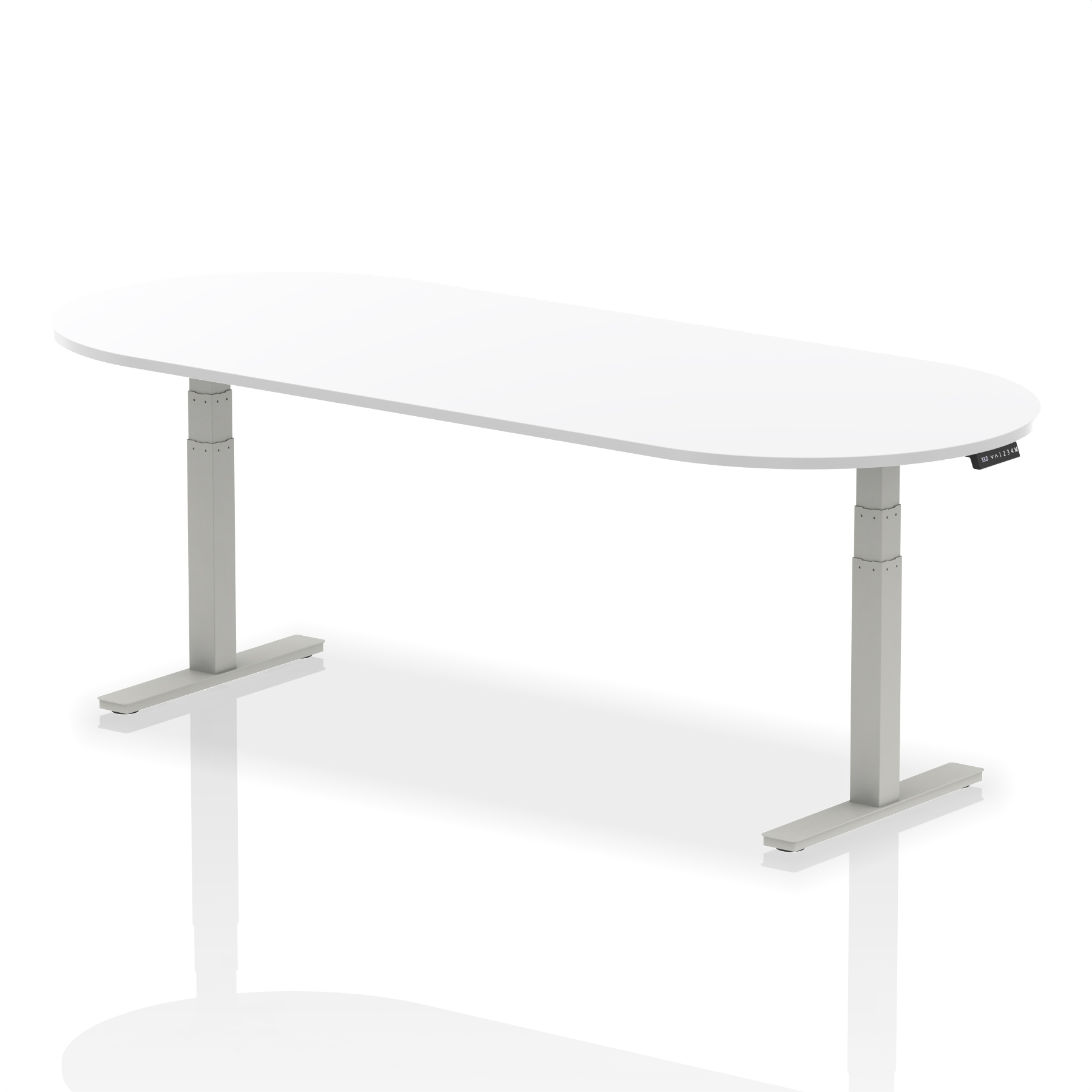 White / Silver Frame