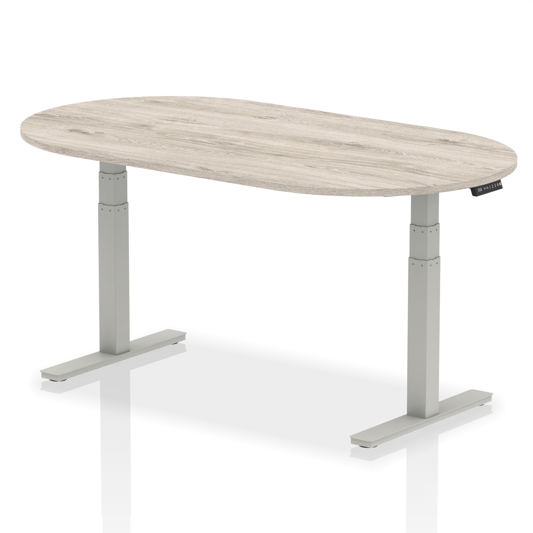Grey Oak / Silver Frame