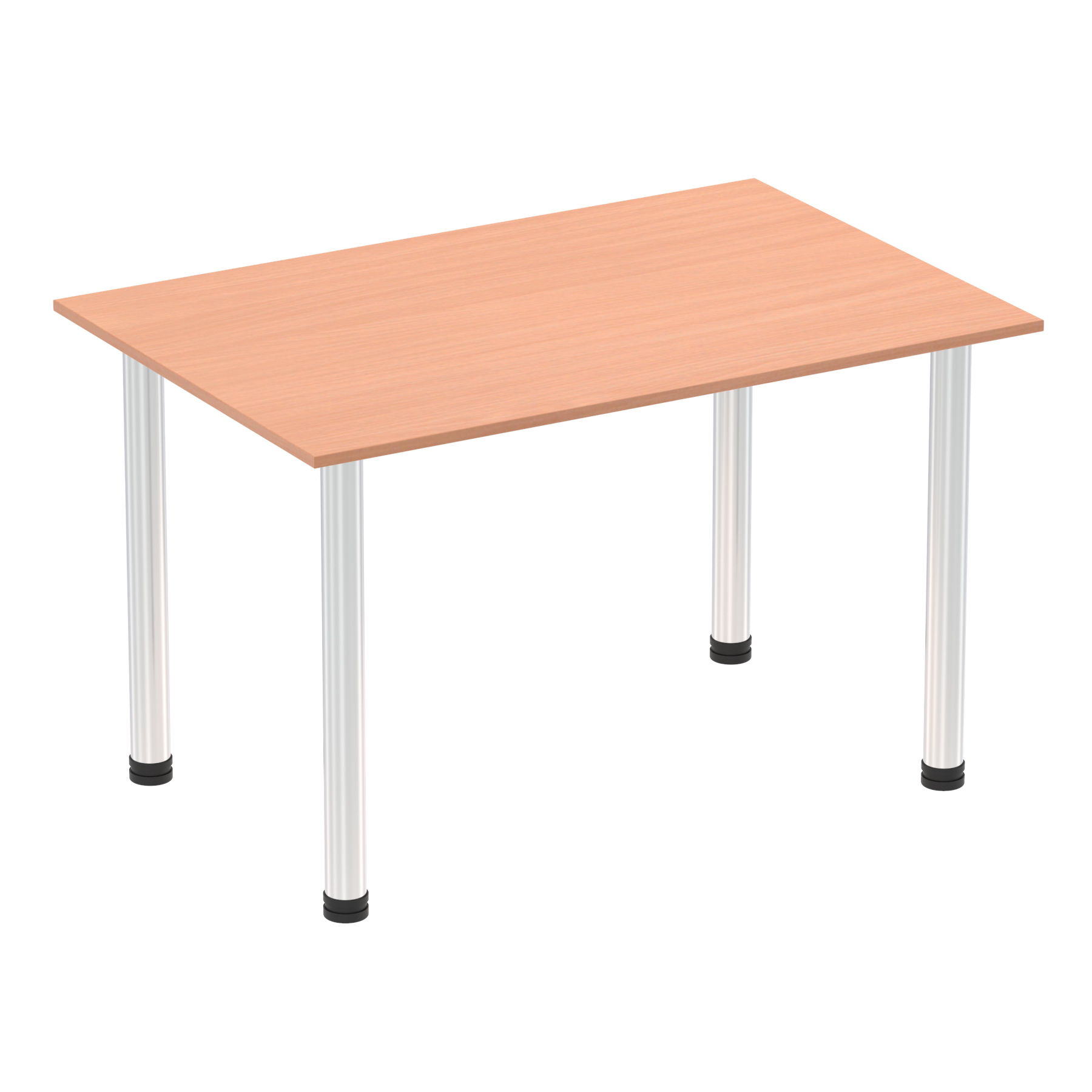 Beech / Chrome Frame