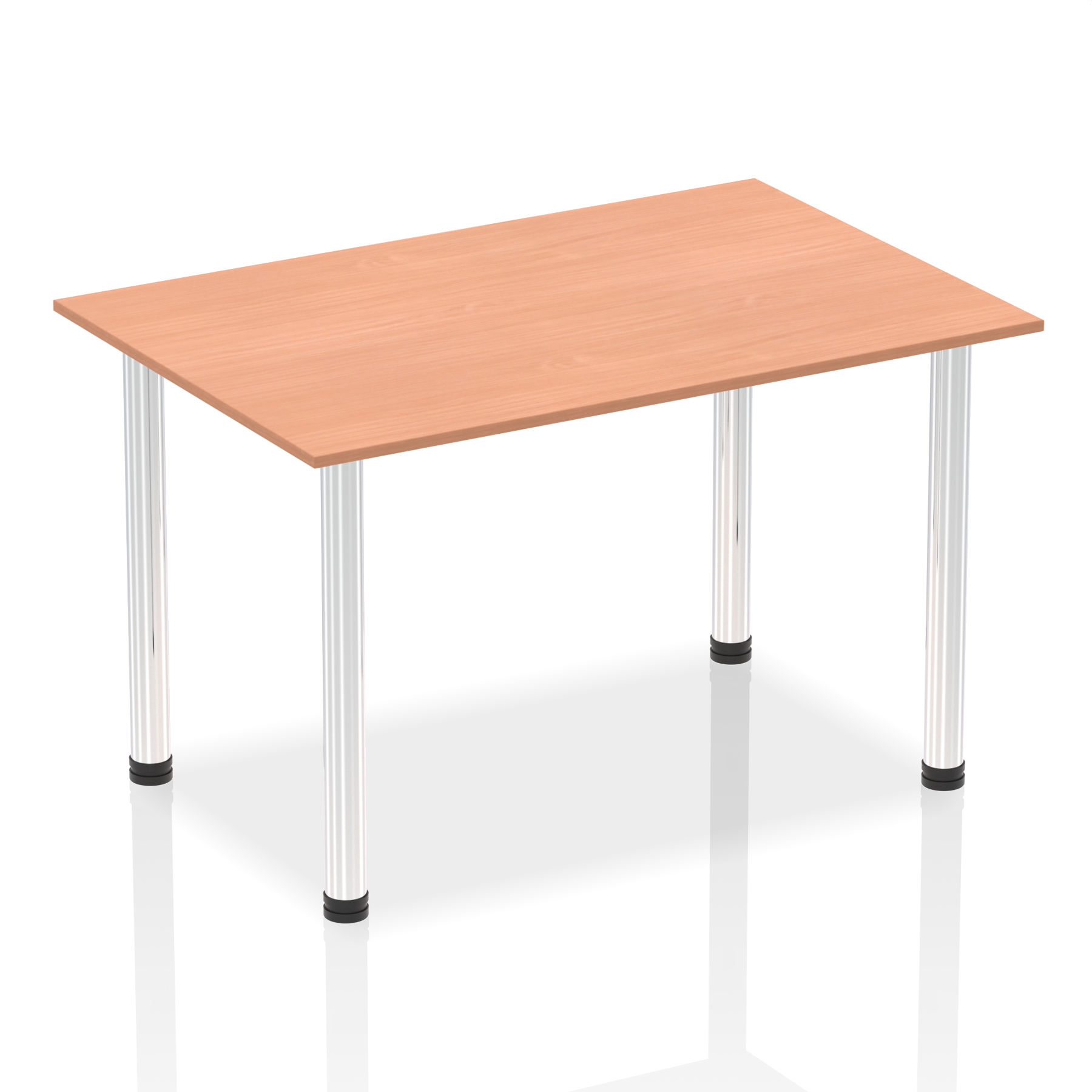 Beech / Chrome Frame