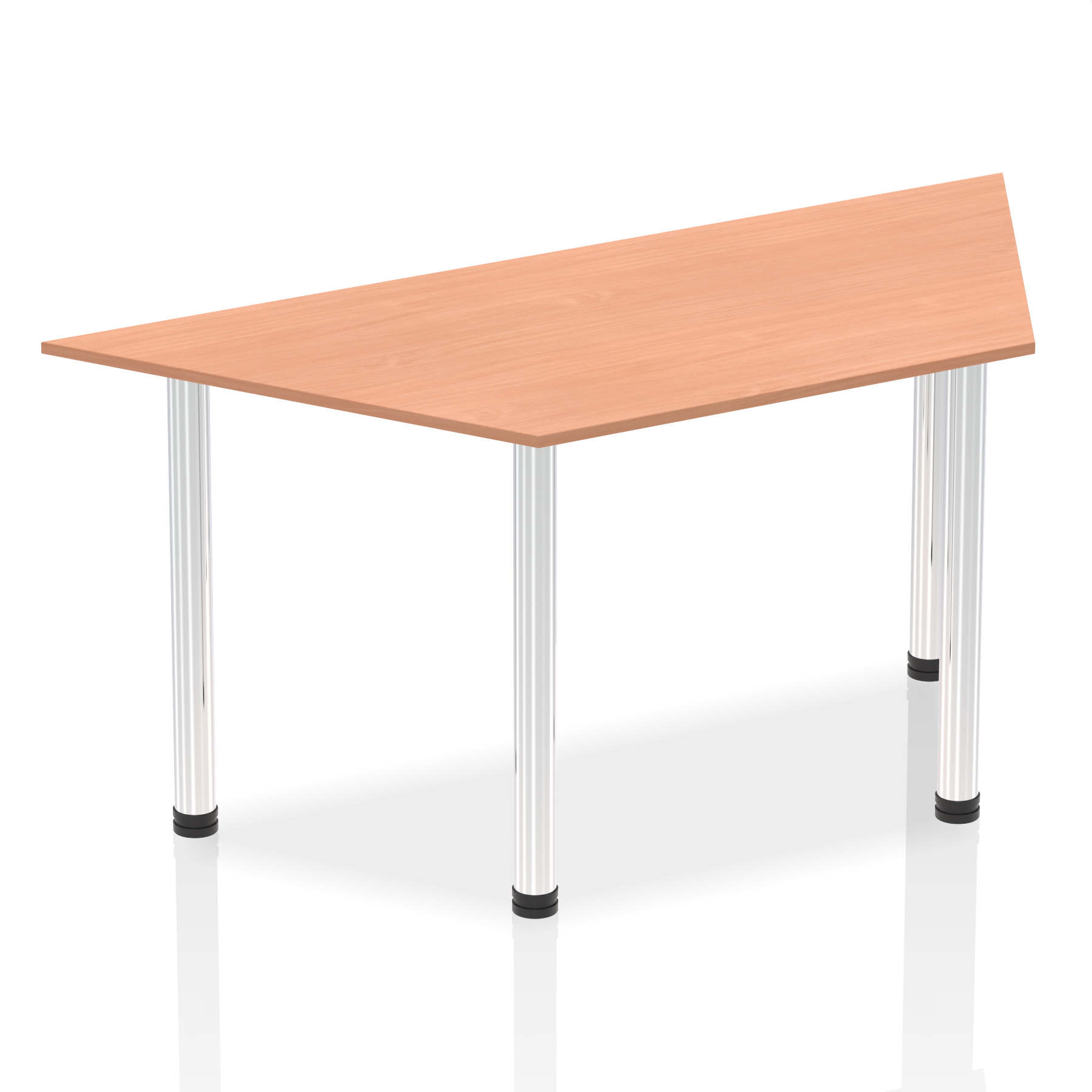 Beech / Chrome Frame