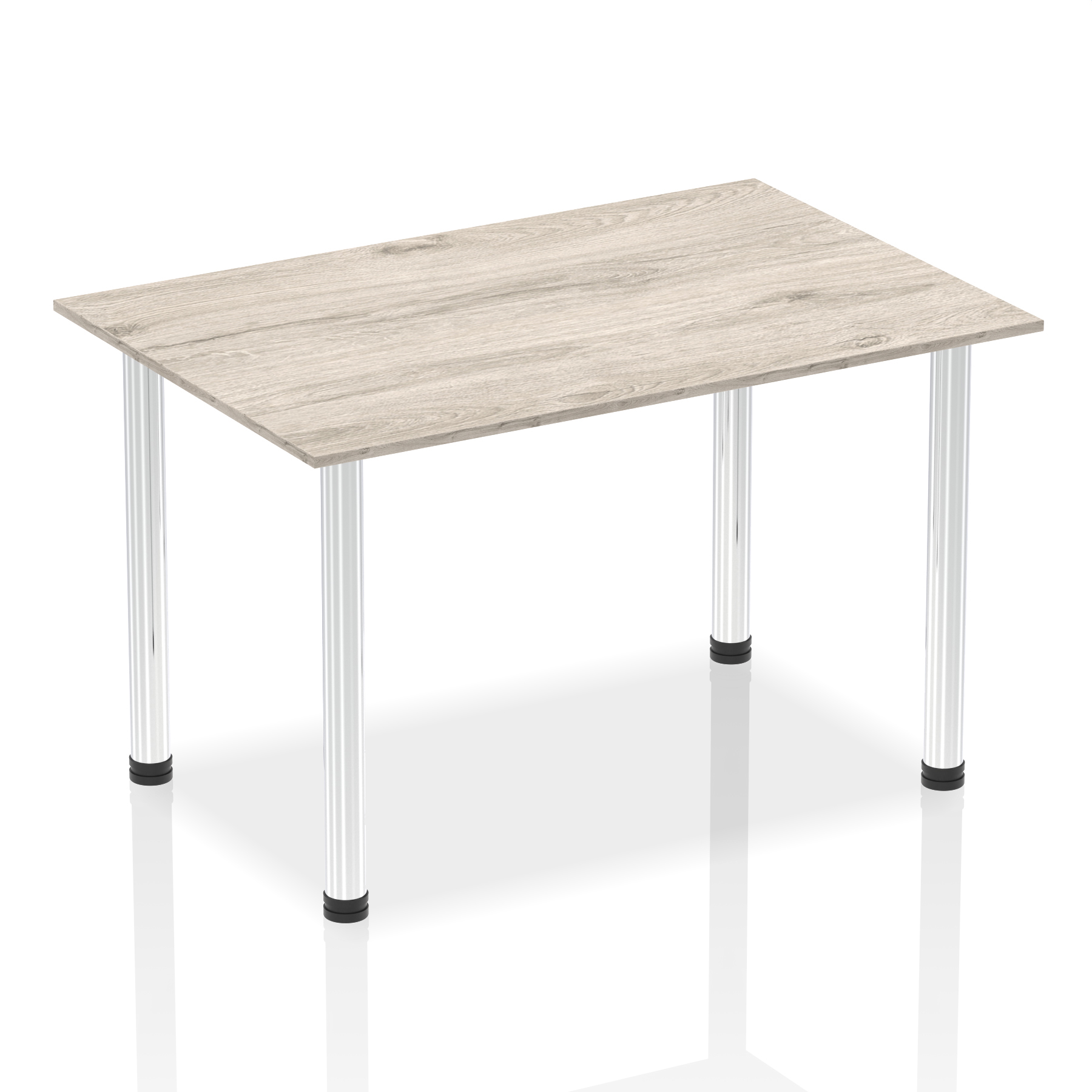Grey Oak / Chrome Frame