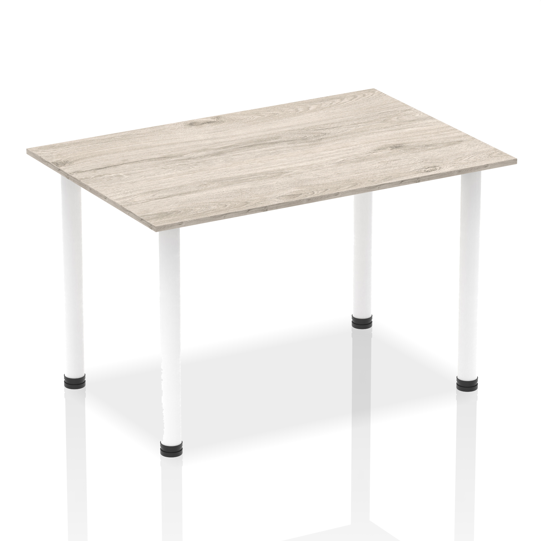 Grey Oak / White Frame