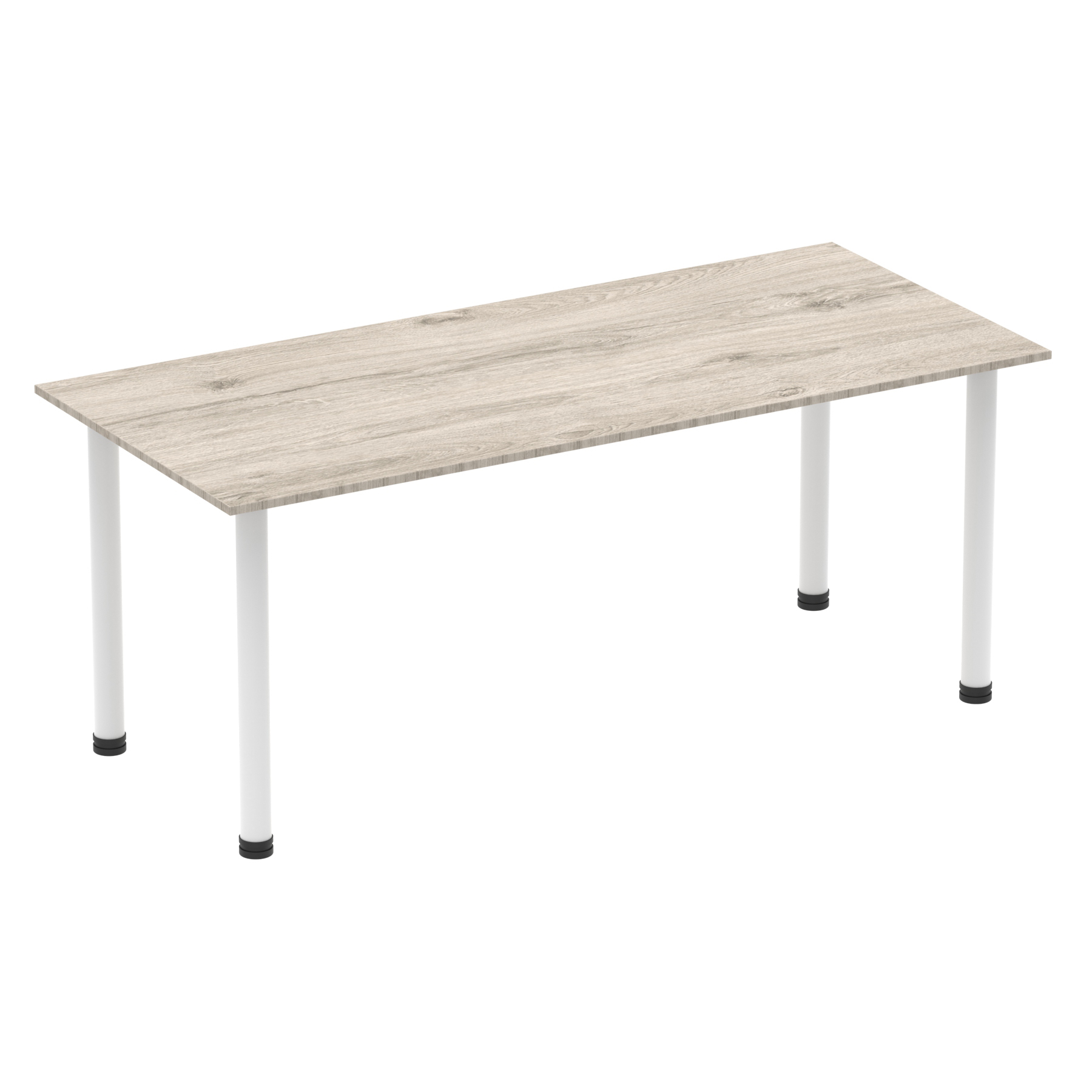Grey Oak / White Frame
