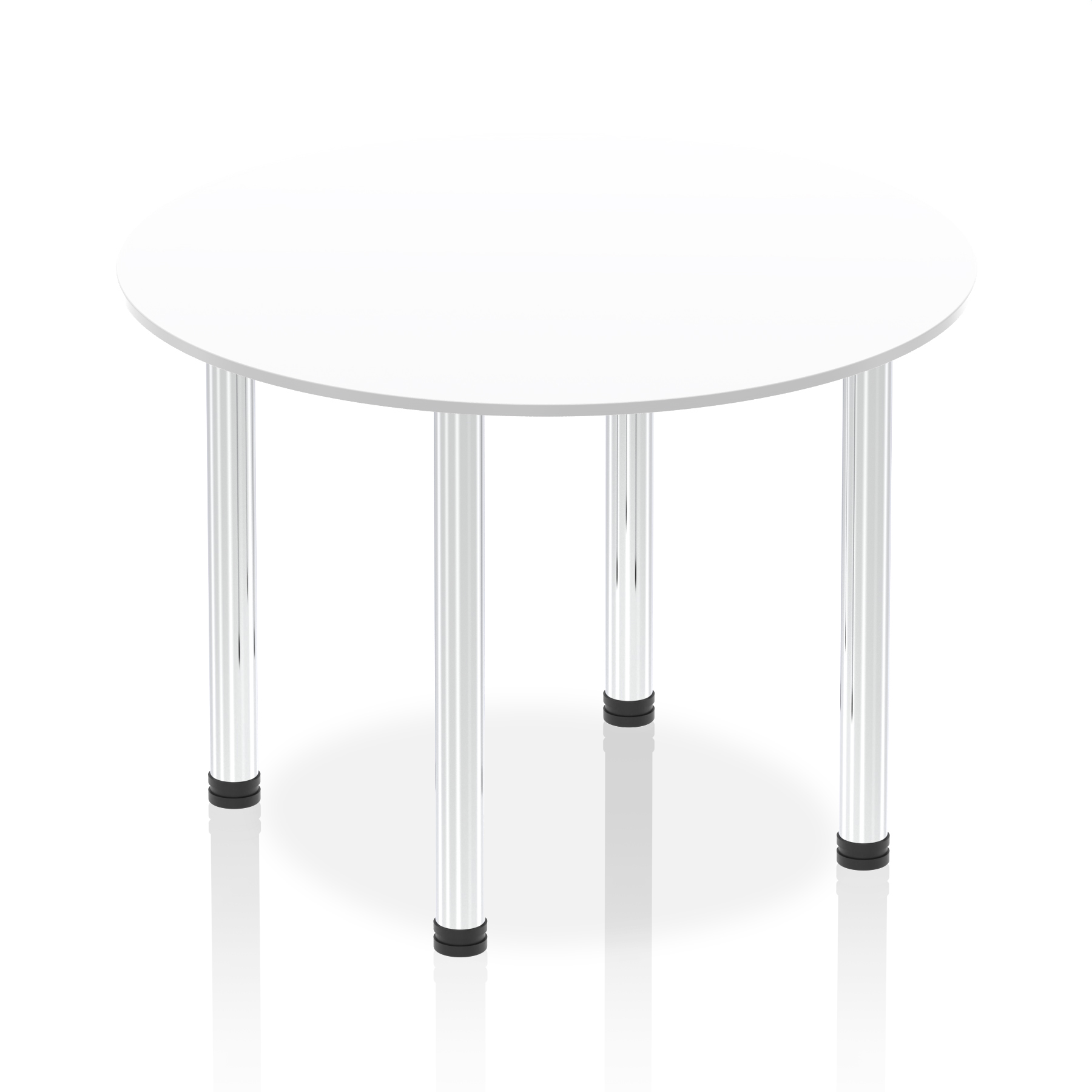 White / Chrome Frame