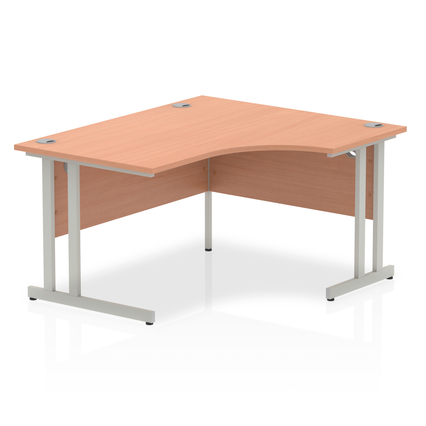 Beech / Silver Frame