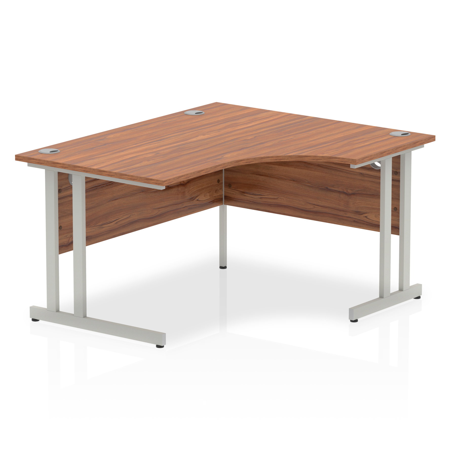 Walnut / Silver Frame