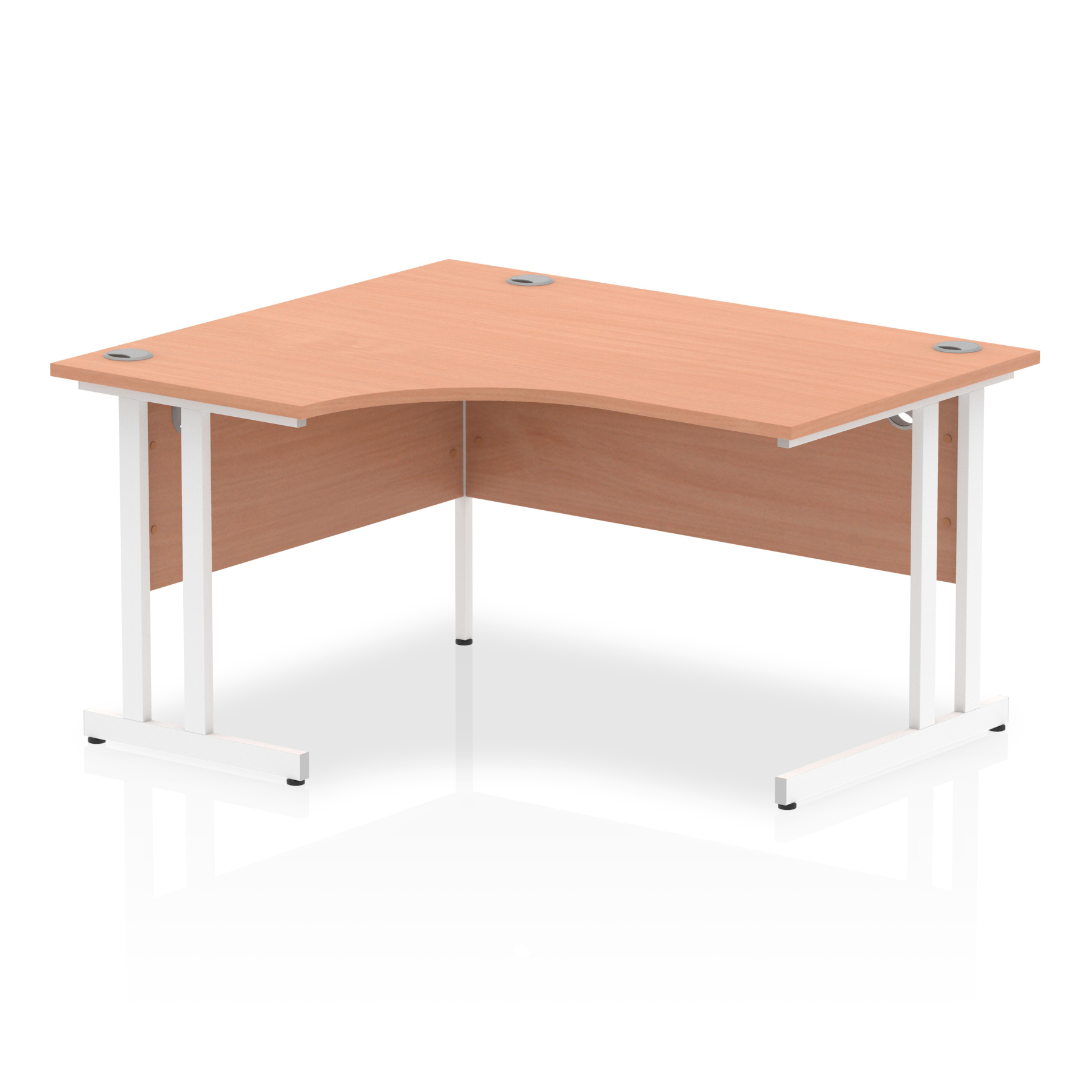Beech / White Frame