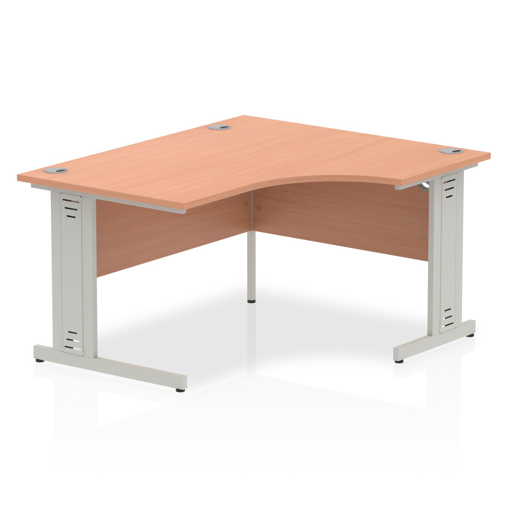 Beech / Silver Frame
