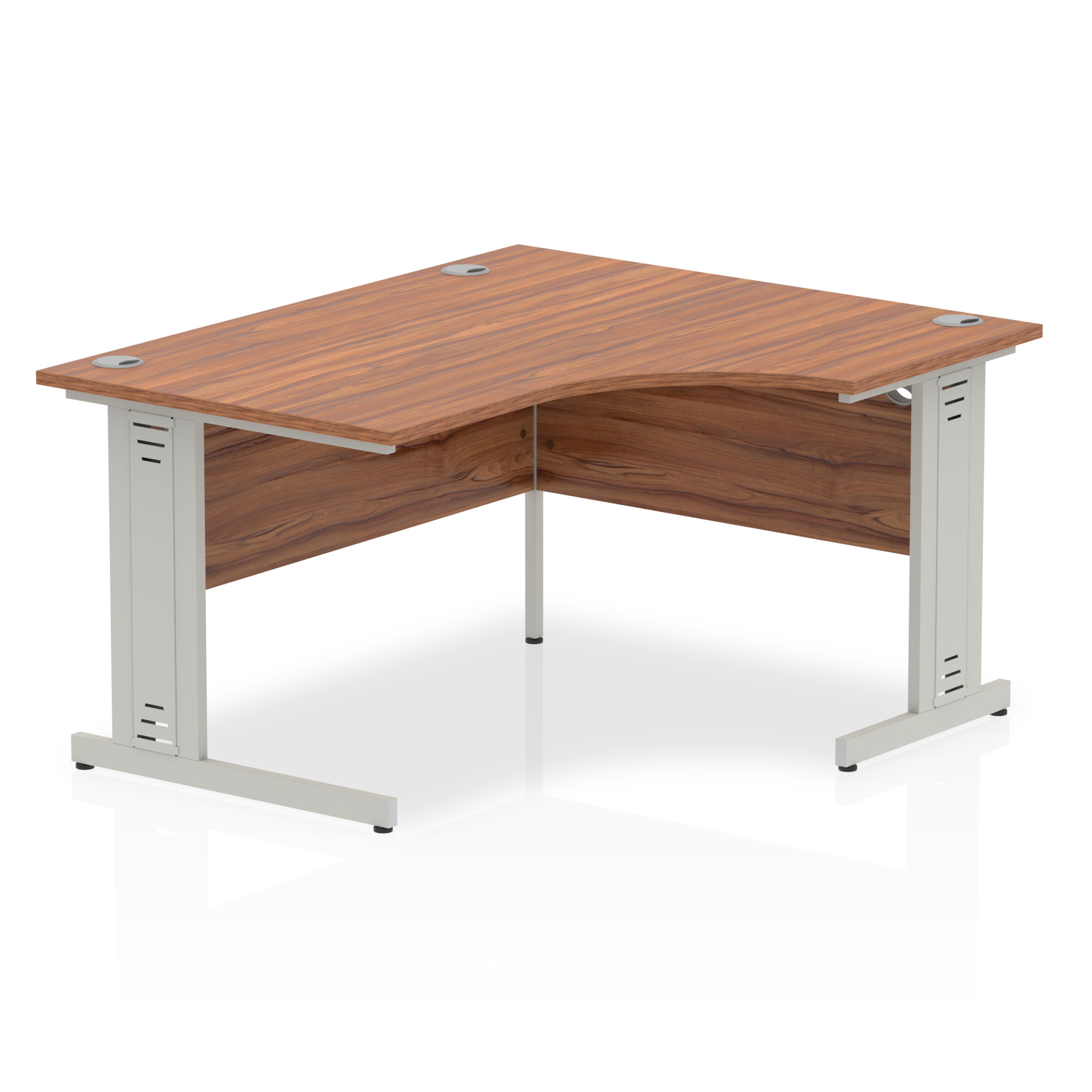 Walnut / Silver Frame