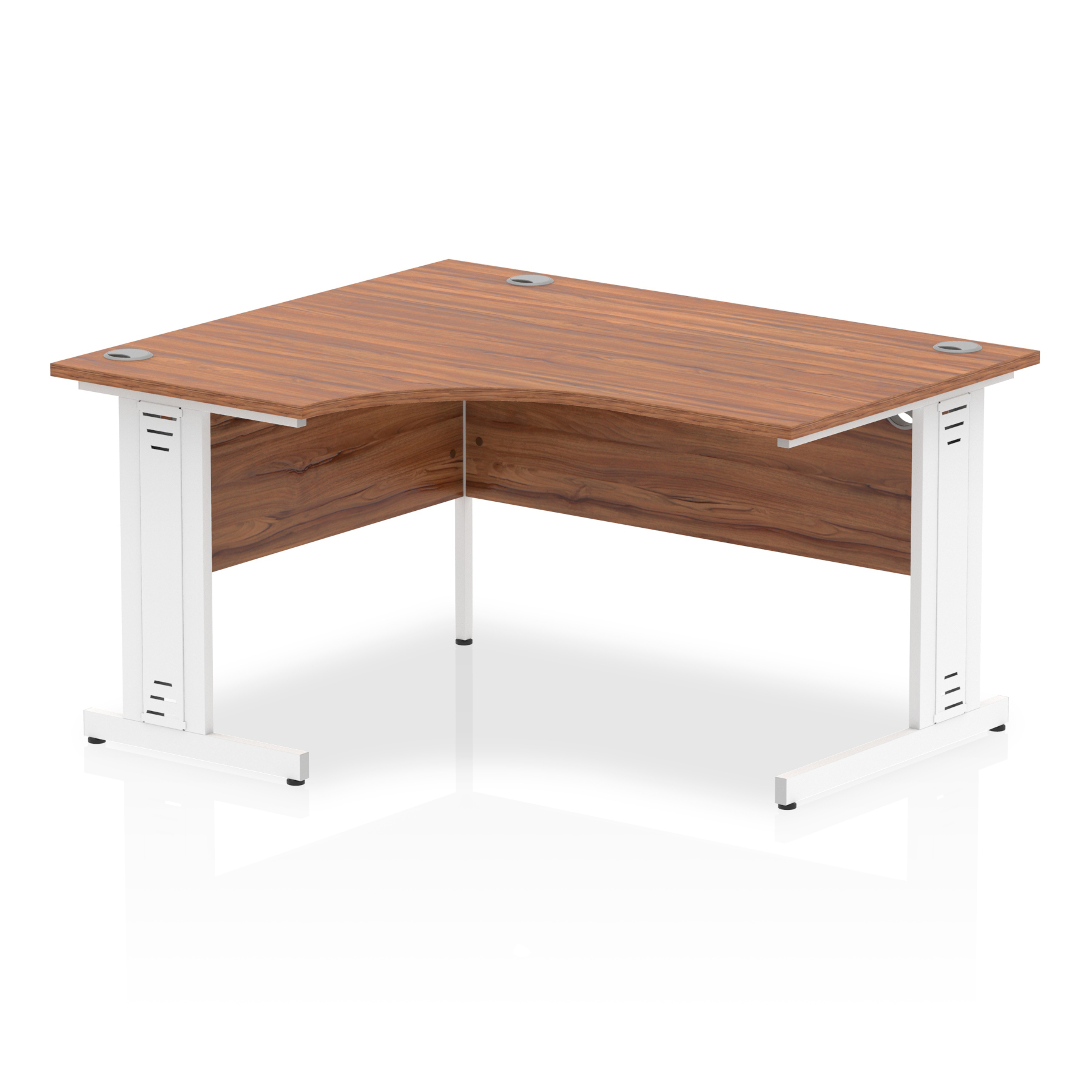 Walnut / White Frame