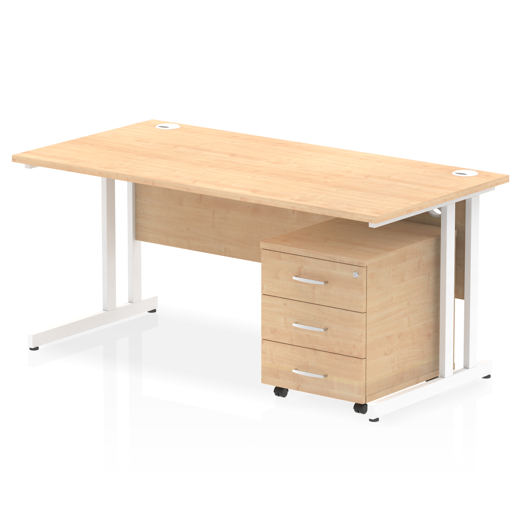 Maple / White Frame