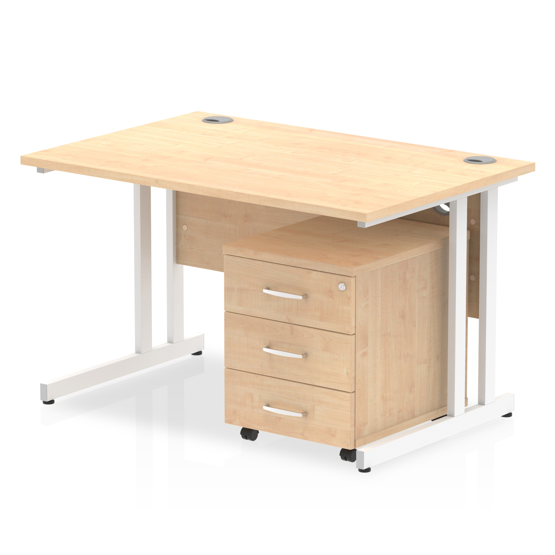 Maple / White Frame