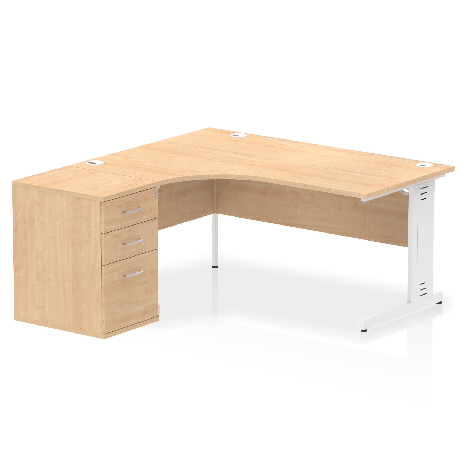 Maple / White Frame