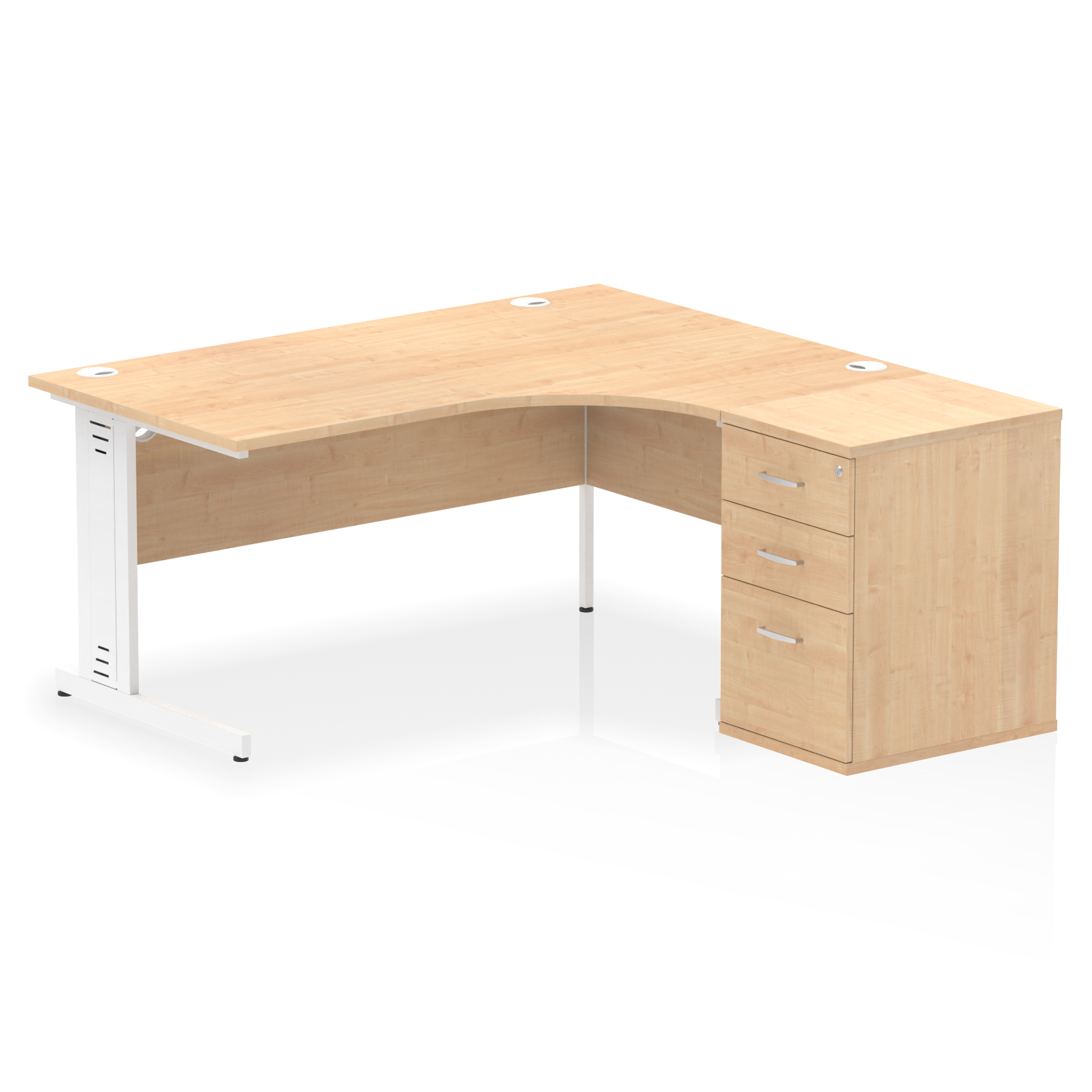 Maple / White Frame