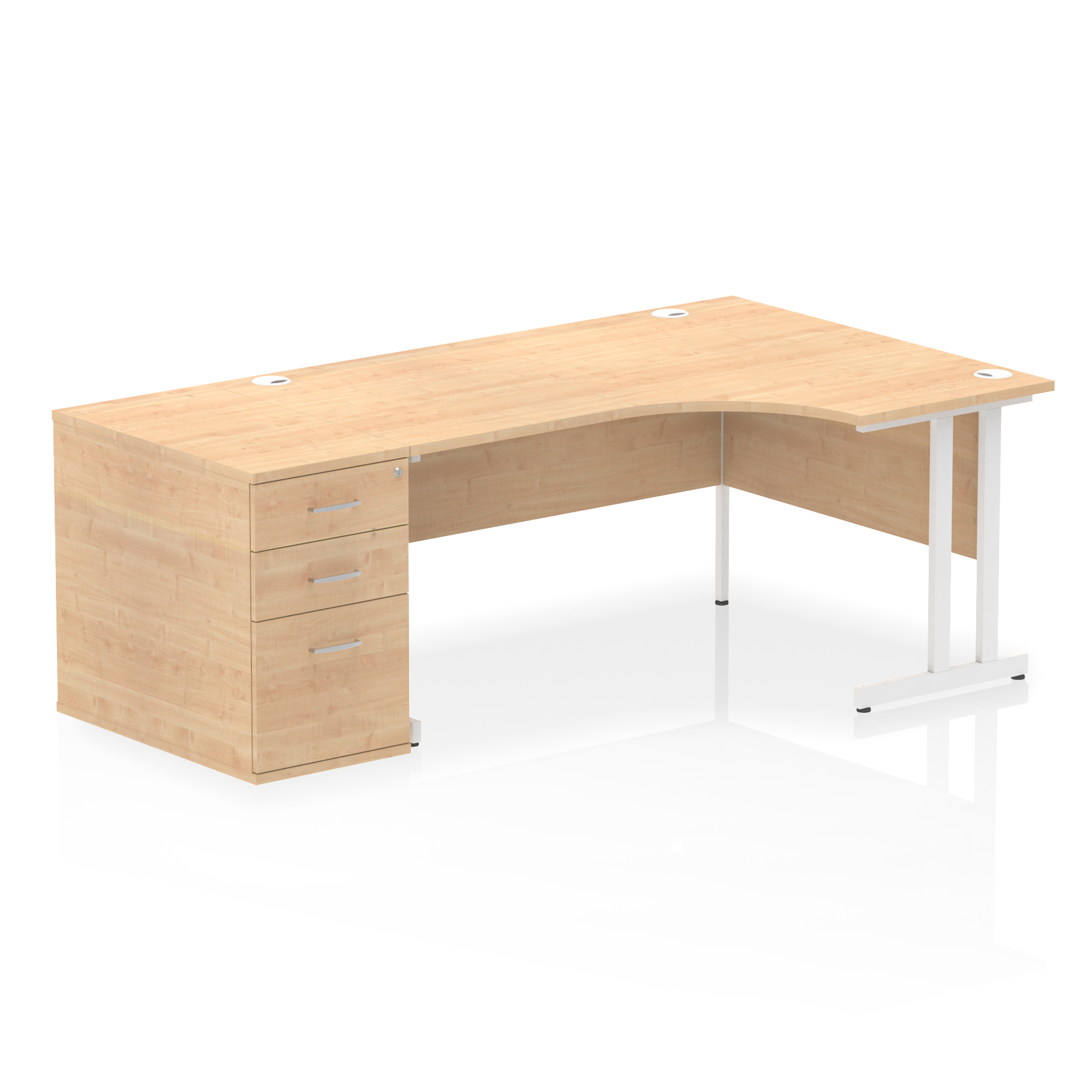 Maple / White Frame