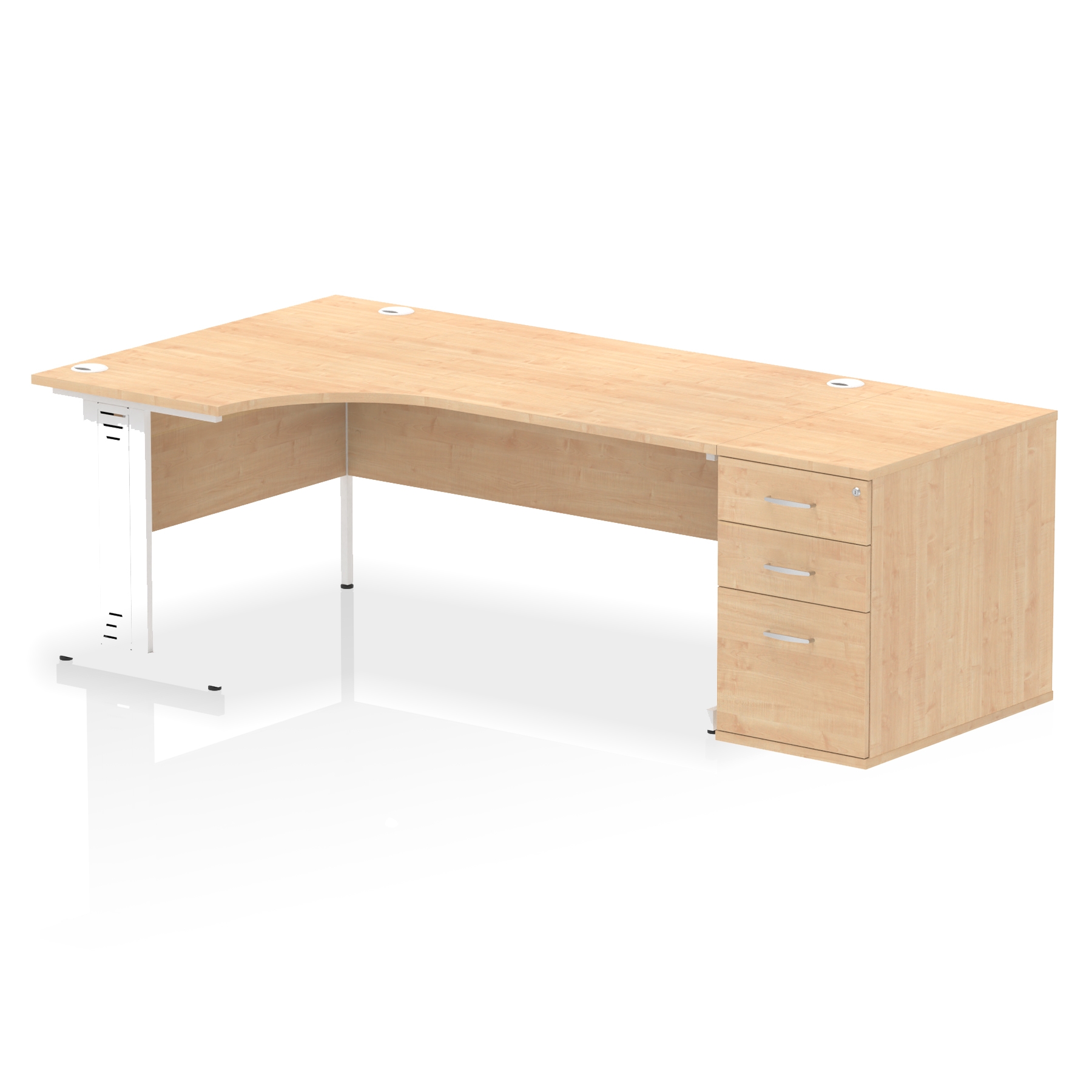 Maple / White Frame