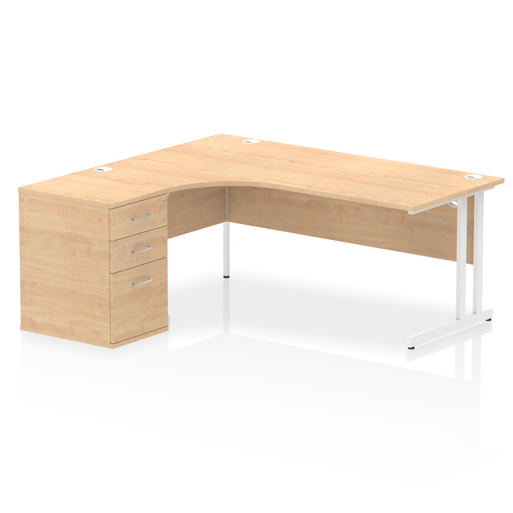 Maple / White Frame