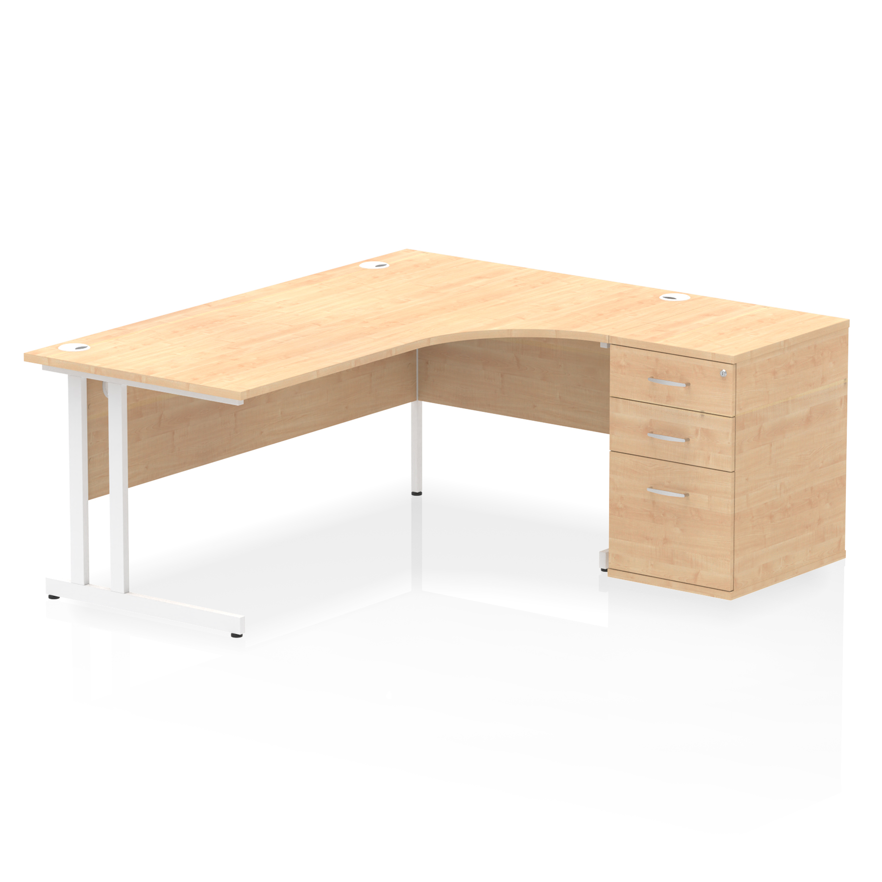 Maple / White Frame