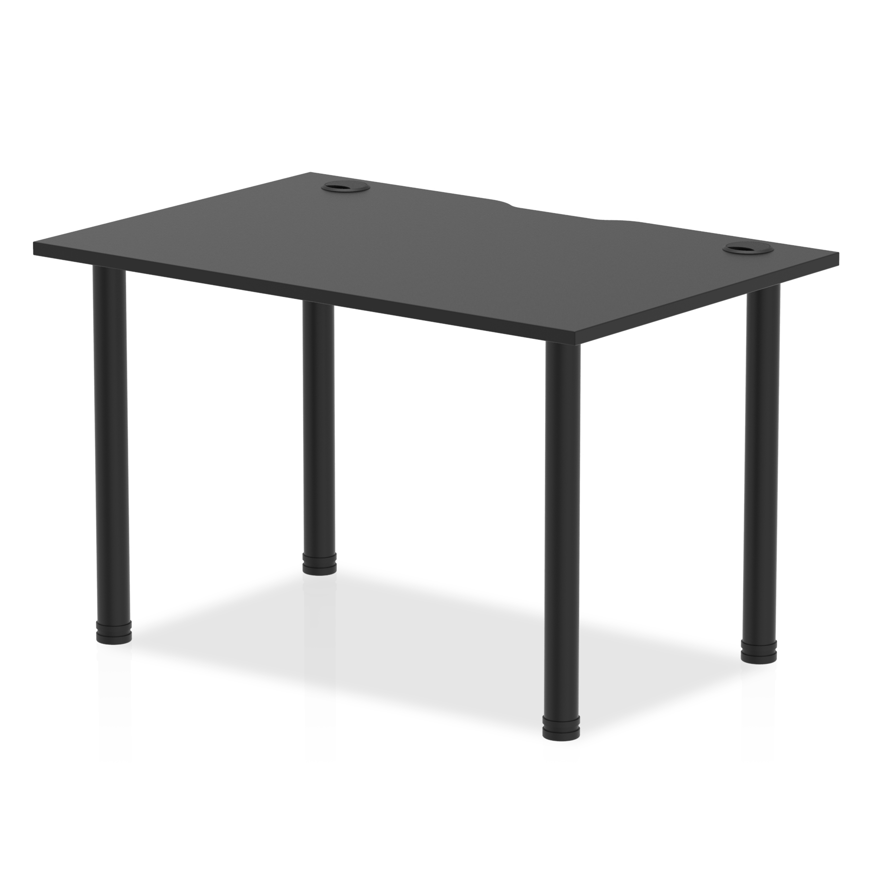 Impulse Black Series Straight Table — Black