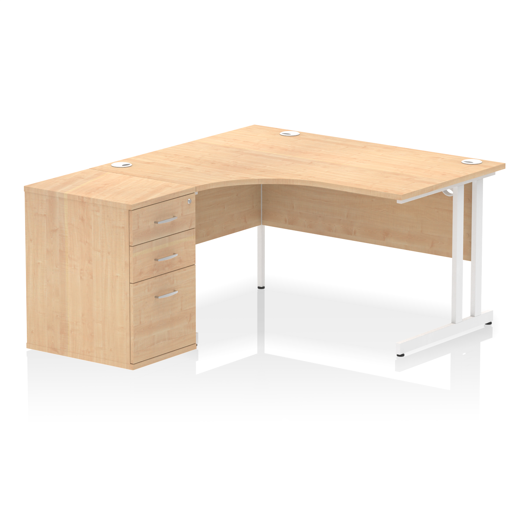 Maple / White Frame