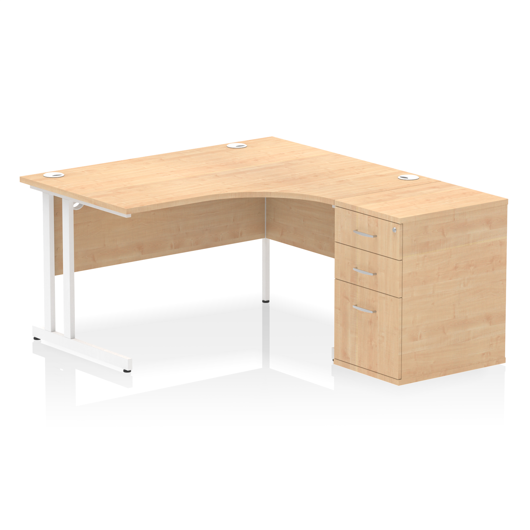 Maple / White Frame