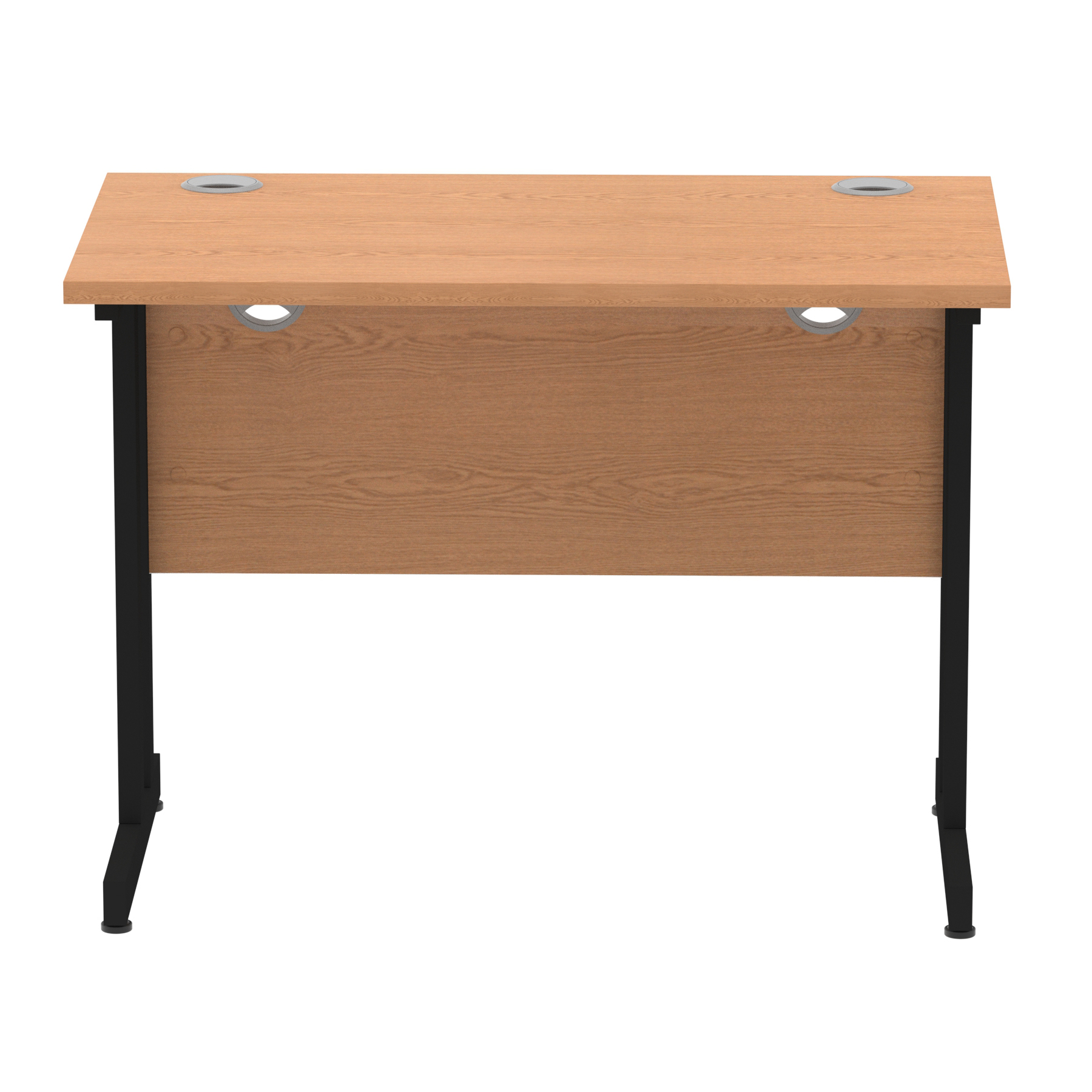 Oak / Black Frame