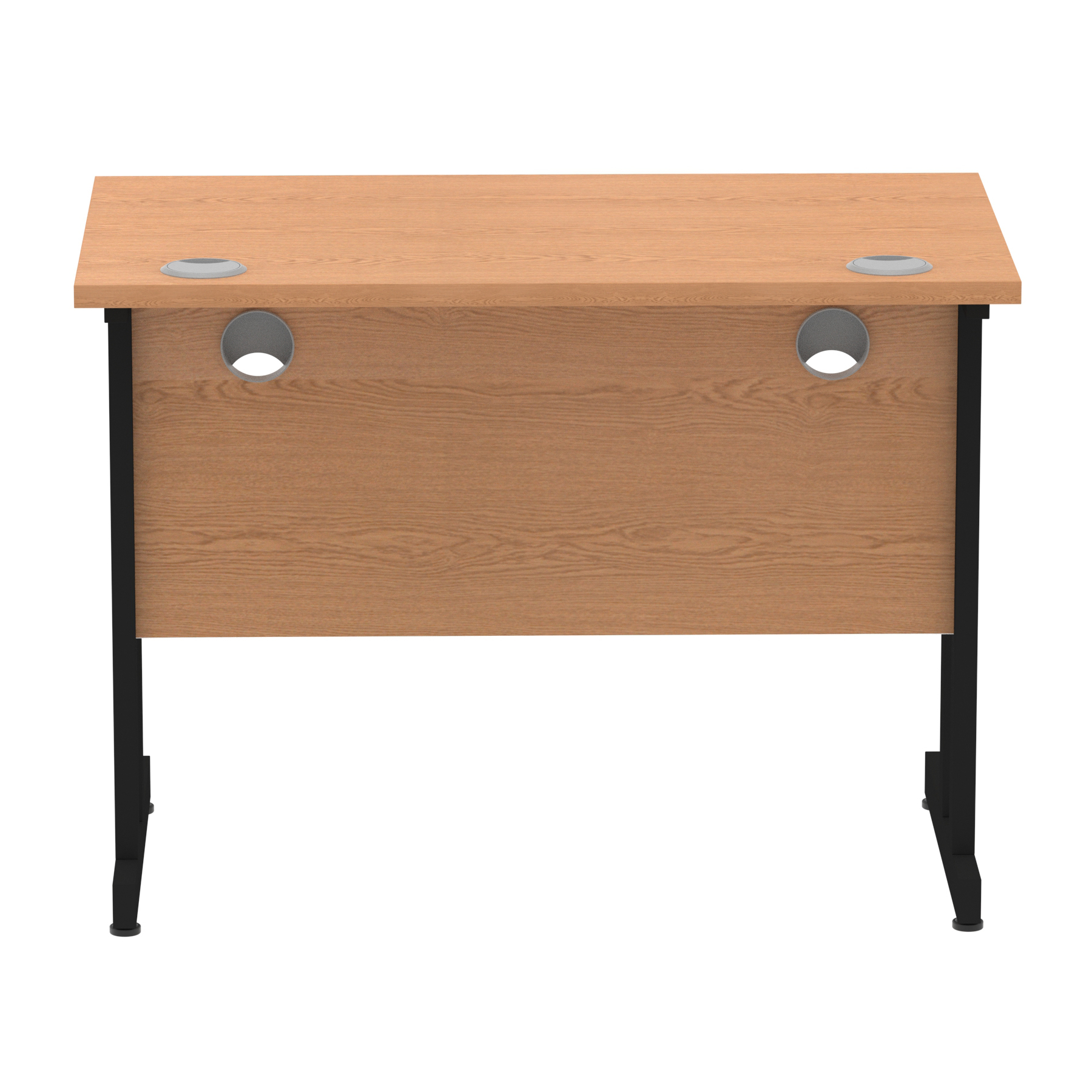 Oak / Black Frame