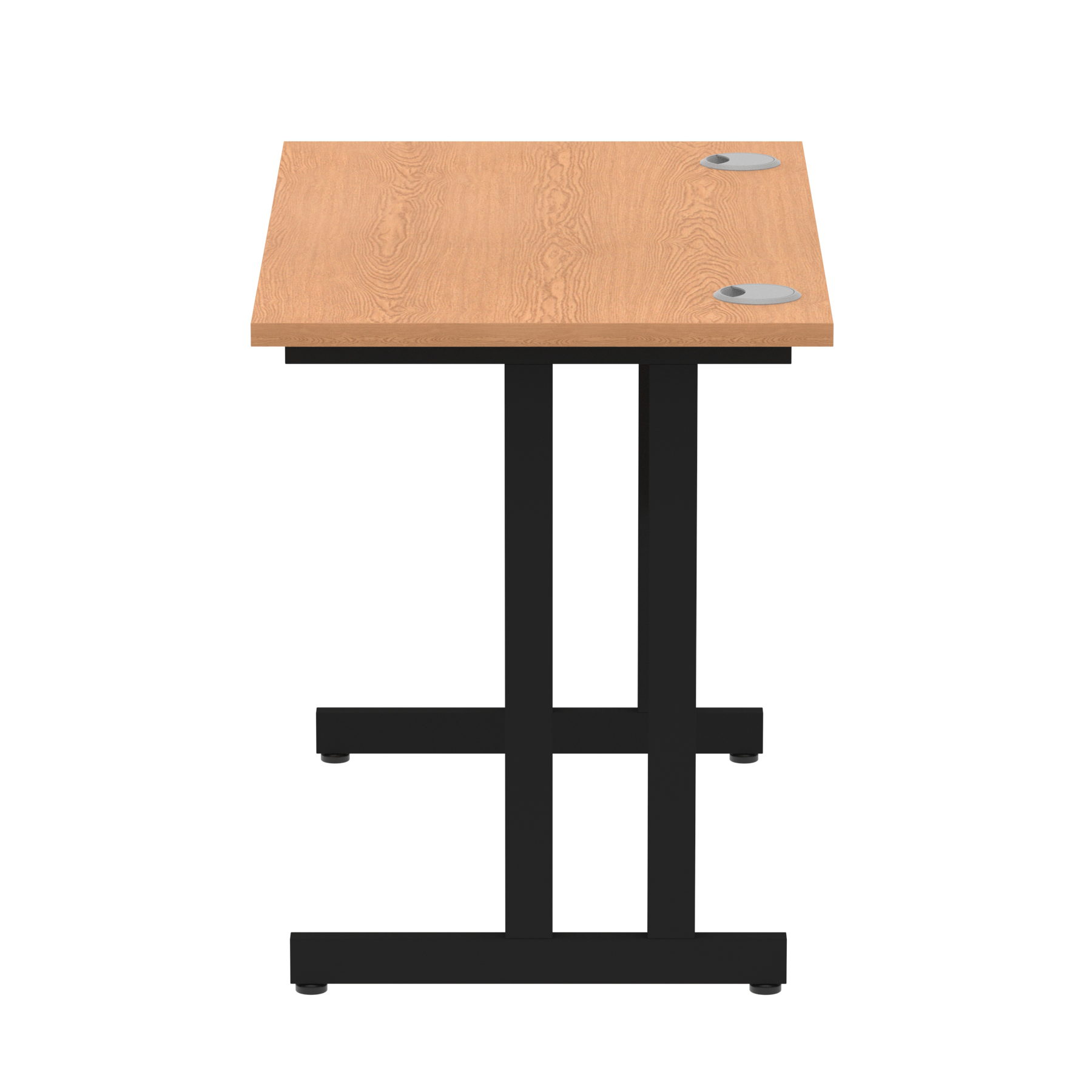 Oak / Black Frame
