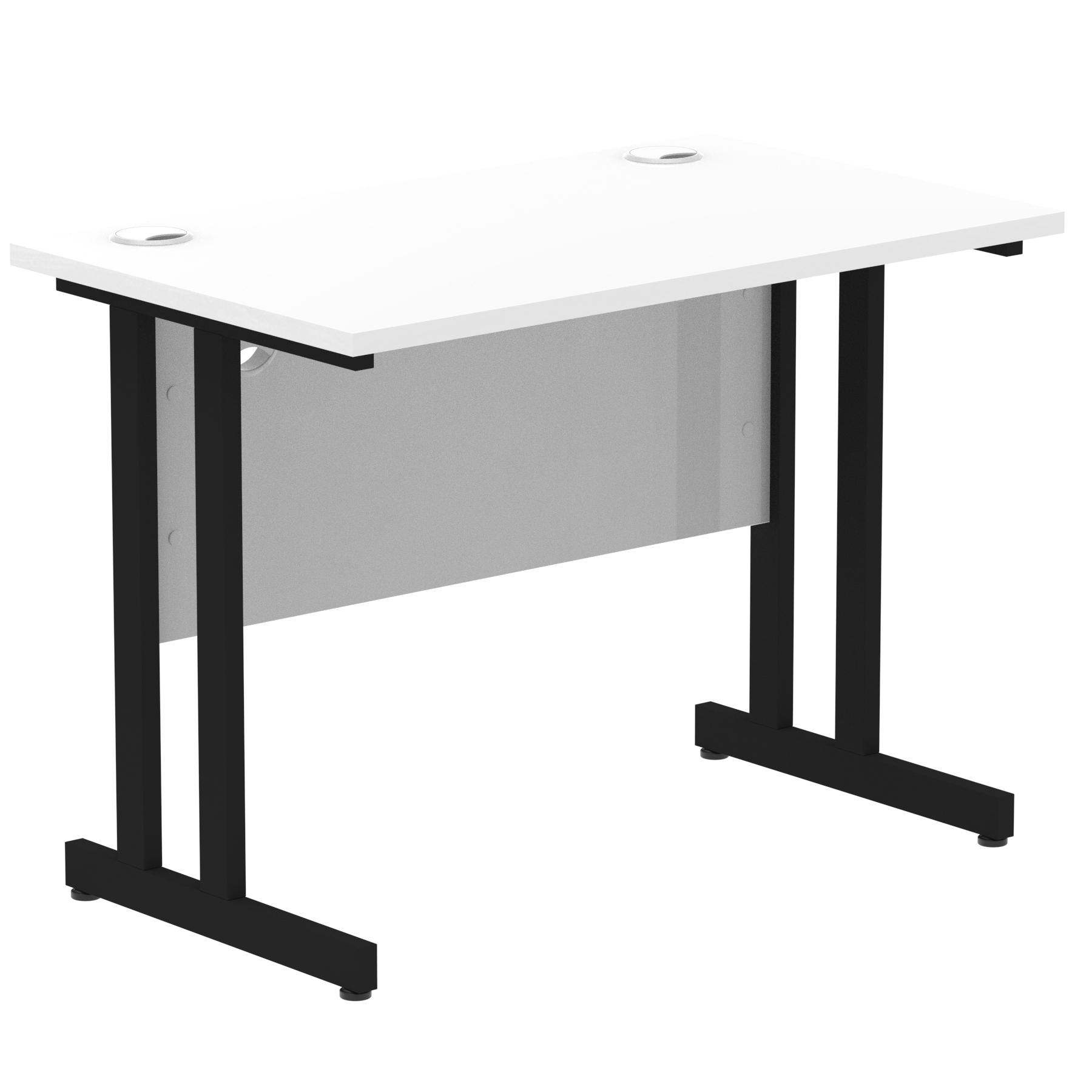 White / Black Frame
