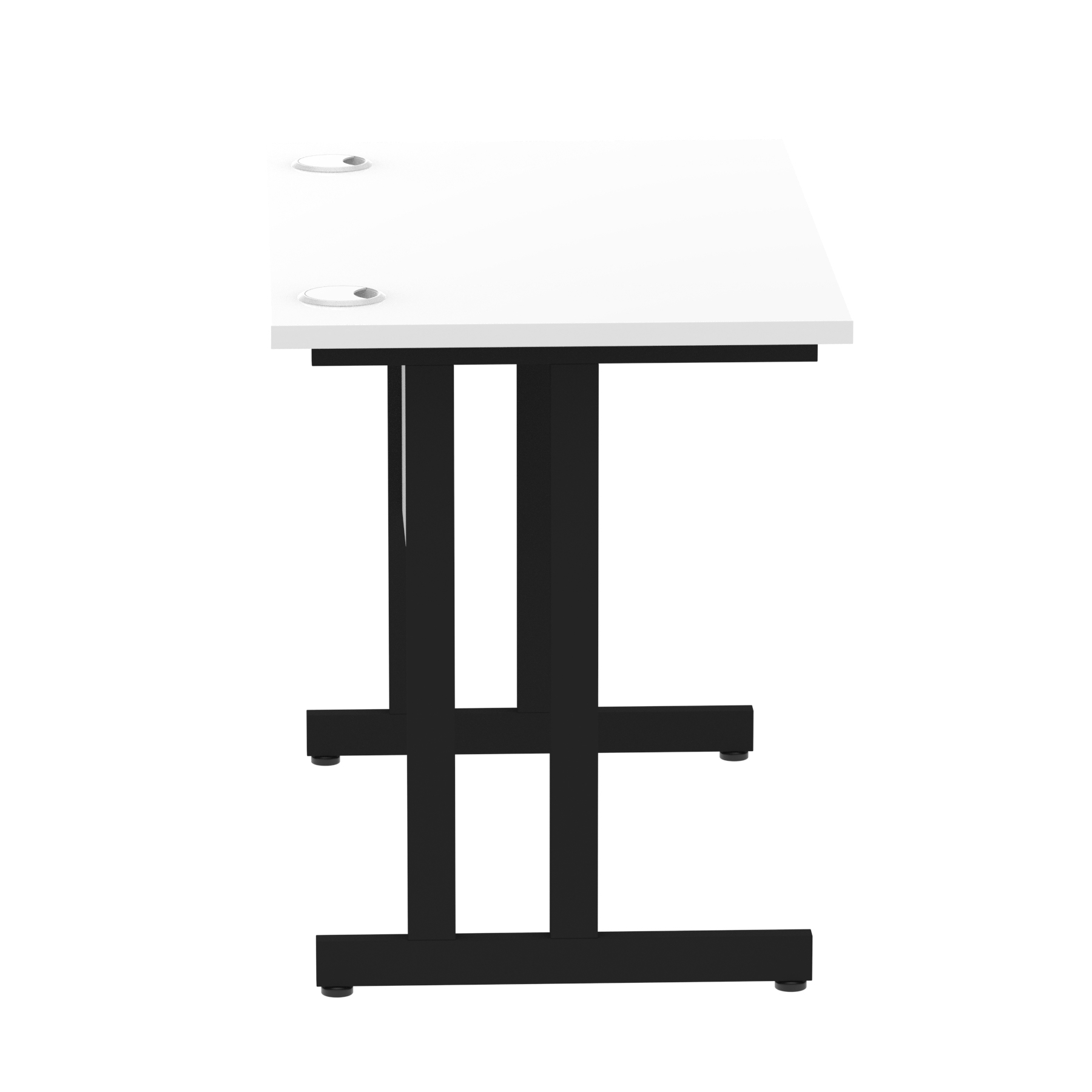 White / Black Frame