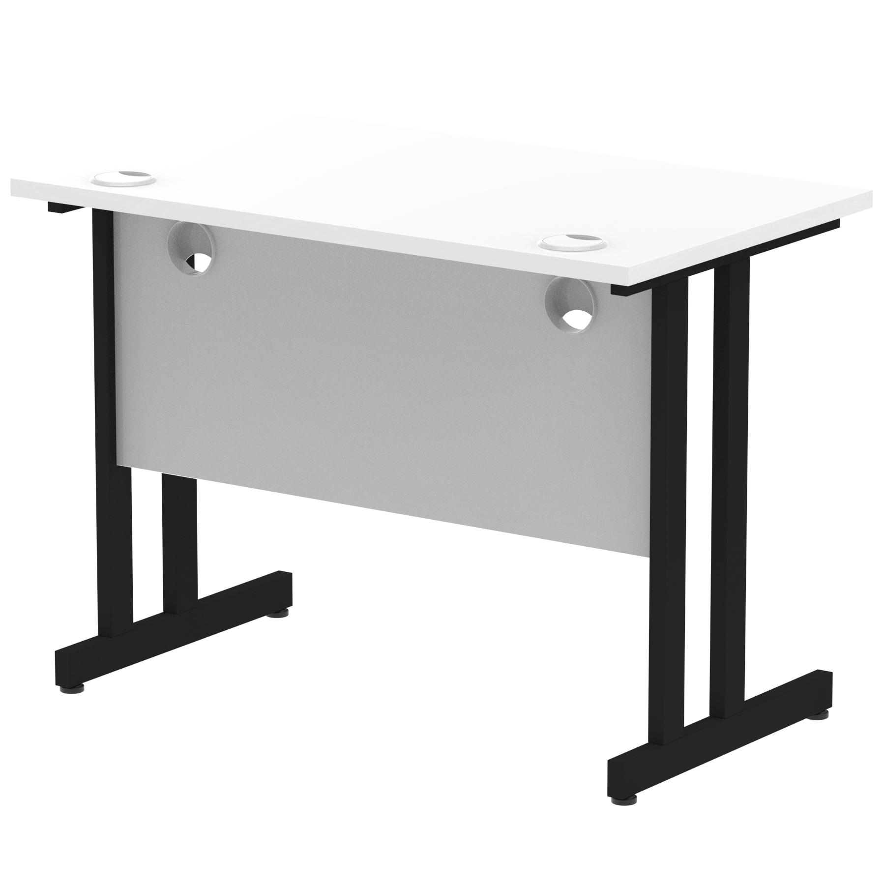 White / Black Frame