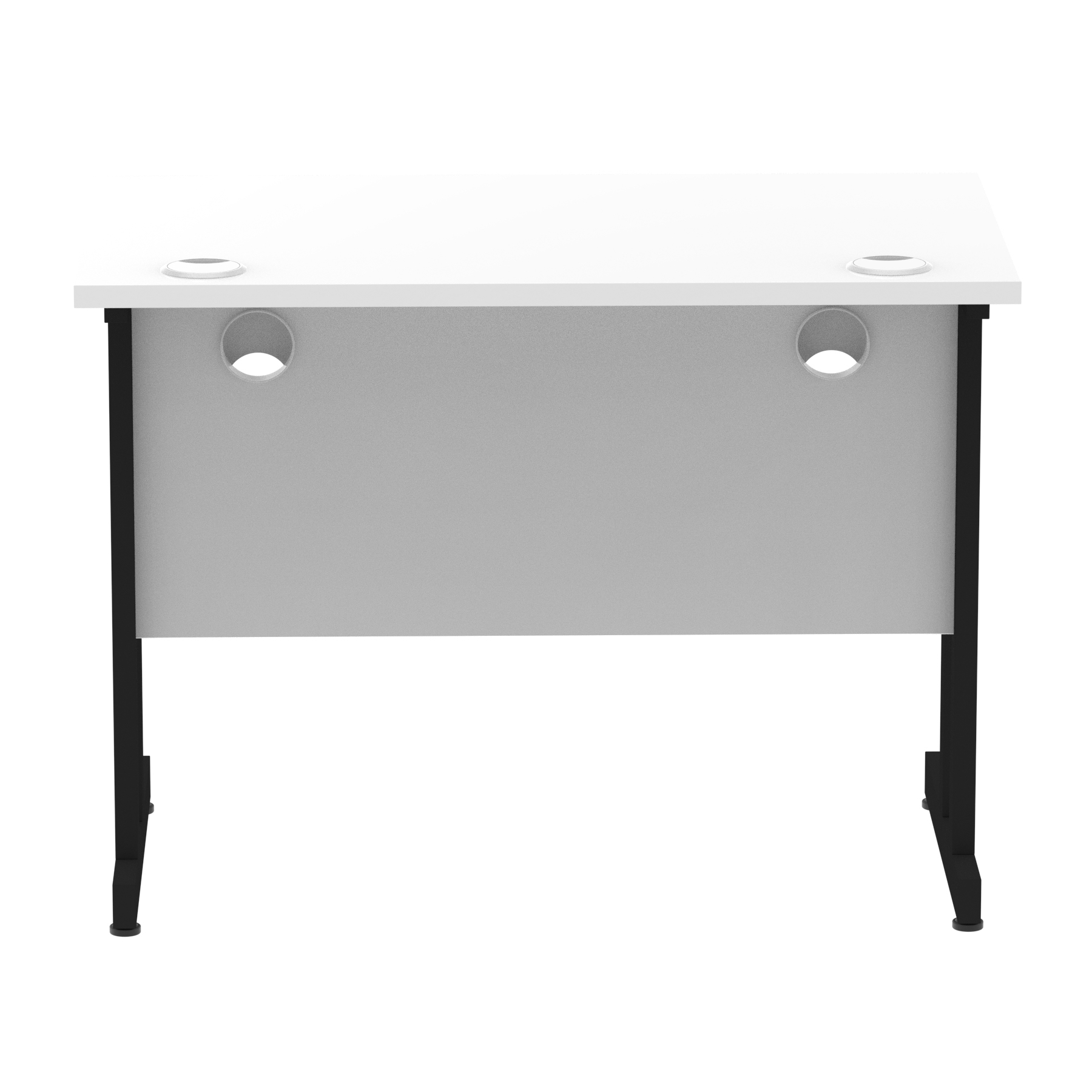 White / Black Frame