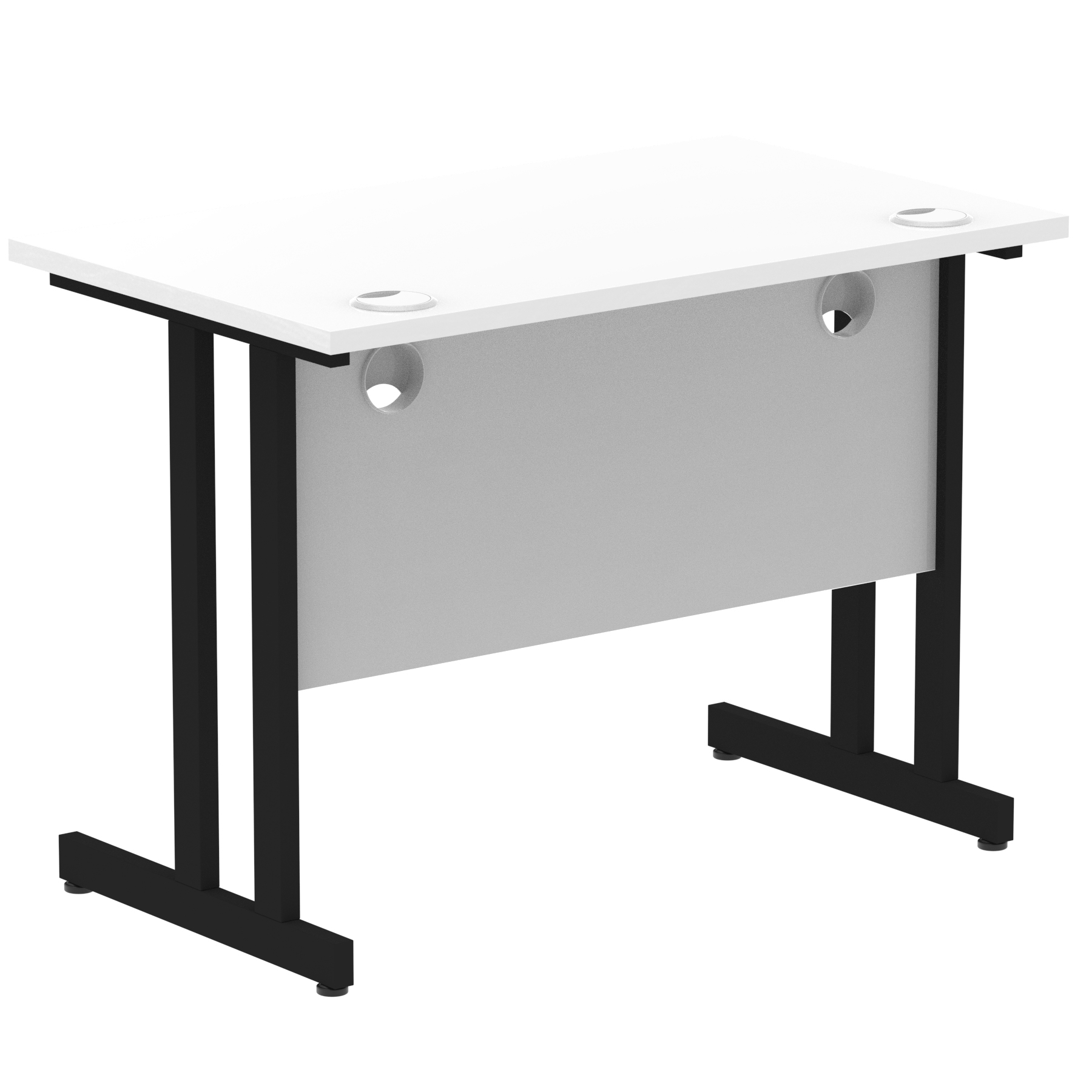 White / Black Frame
