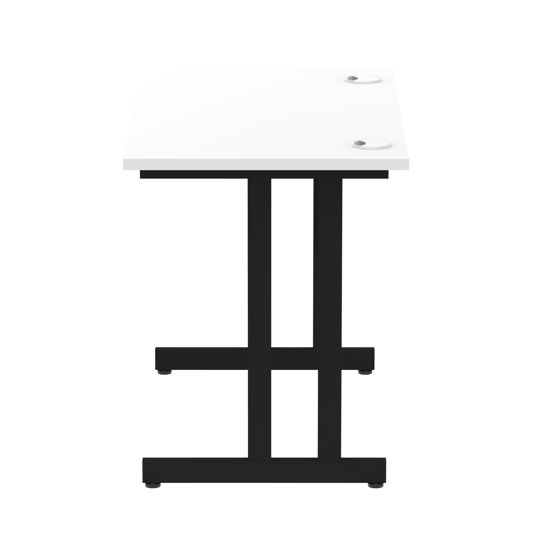 White / Black Frame
