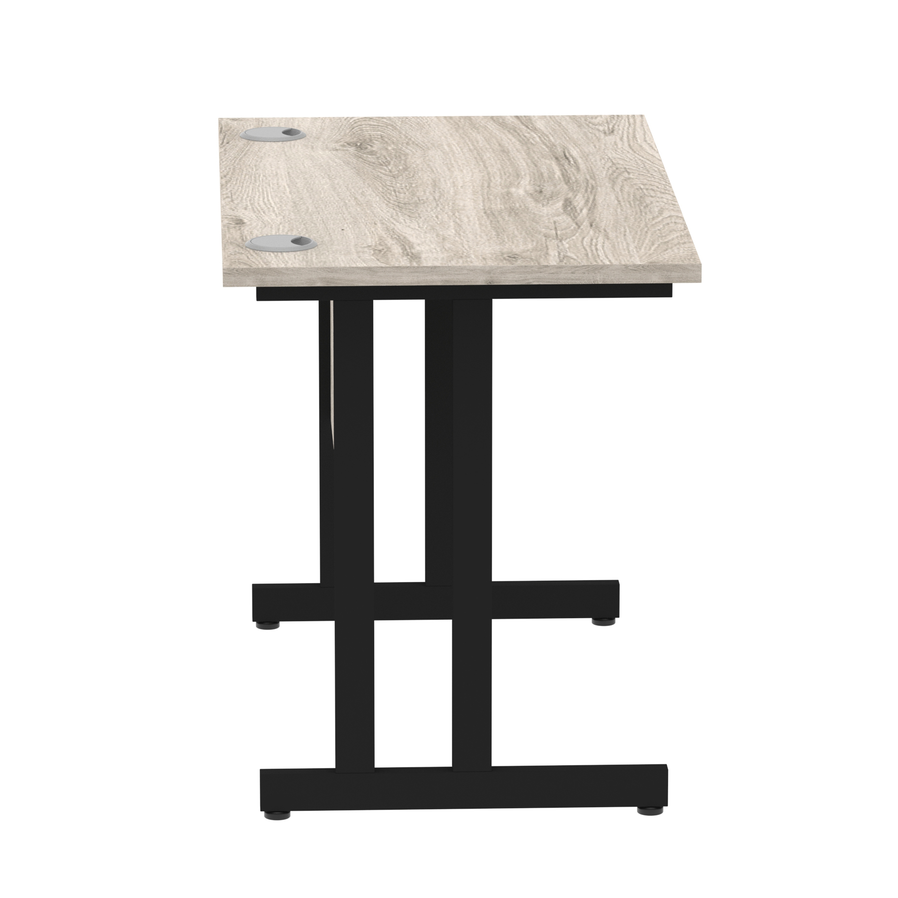 Grey Oak / Black Frame